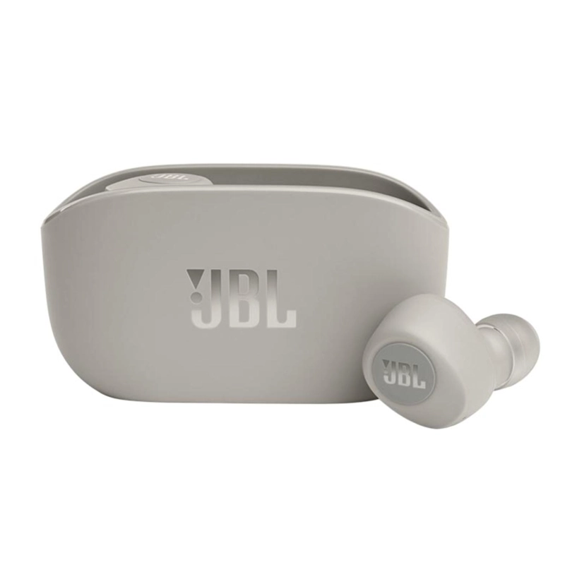 AUDÍFONOS JBL IN EAR TRUE WIRELESS WAVE100 RECARGABLES BLUETOOTH BLANCO - 1