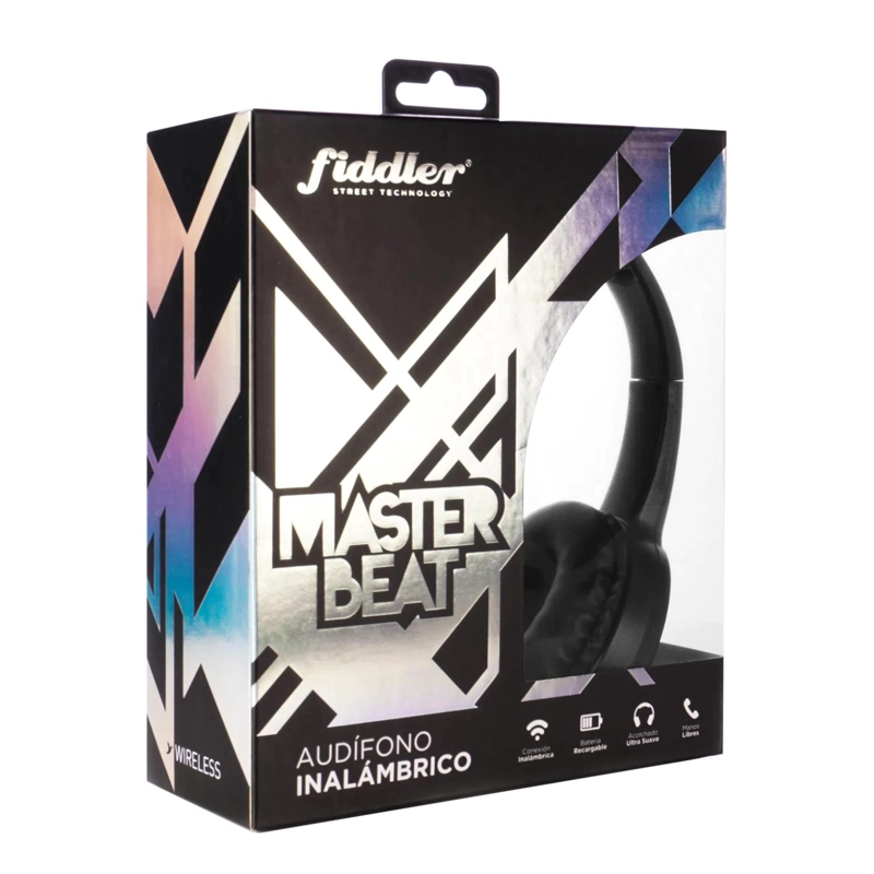 AUDÍFONOS FIDDLER HEADSET MASTER BEAT BLUETOOTH BLANCO - 4