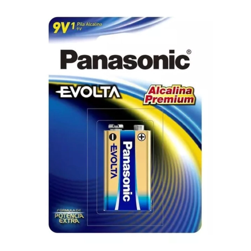 PILA BATERÍA PANASONIC 9V ALCALINA EVOLTA - 1