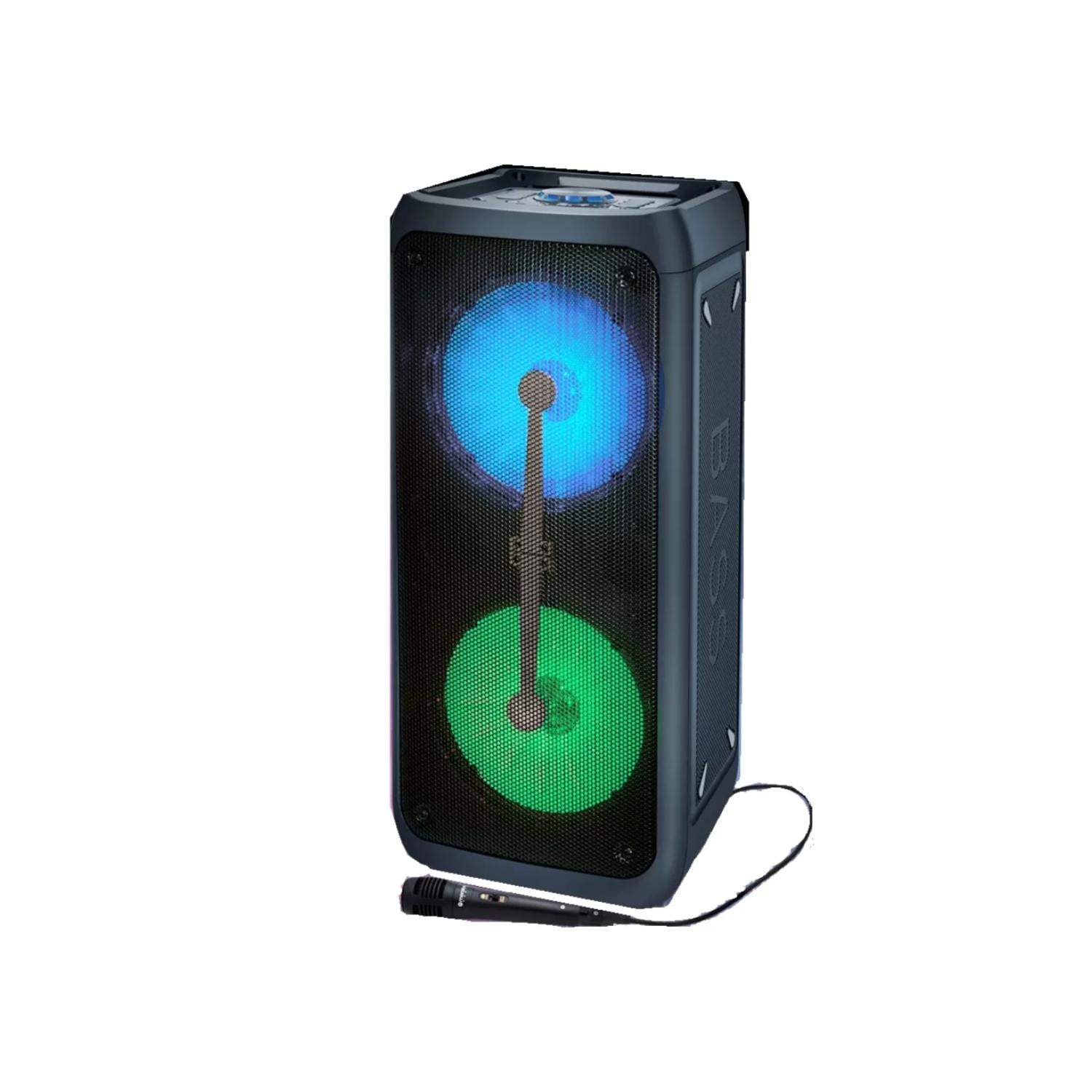PARLANTE BLUETOOTH KARAOKE 8' USB AUX RGB TWS 850BK MONSTER - 1