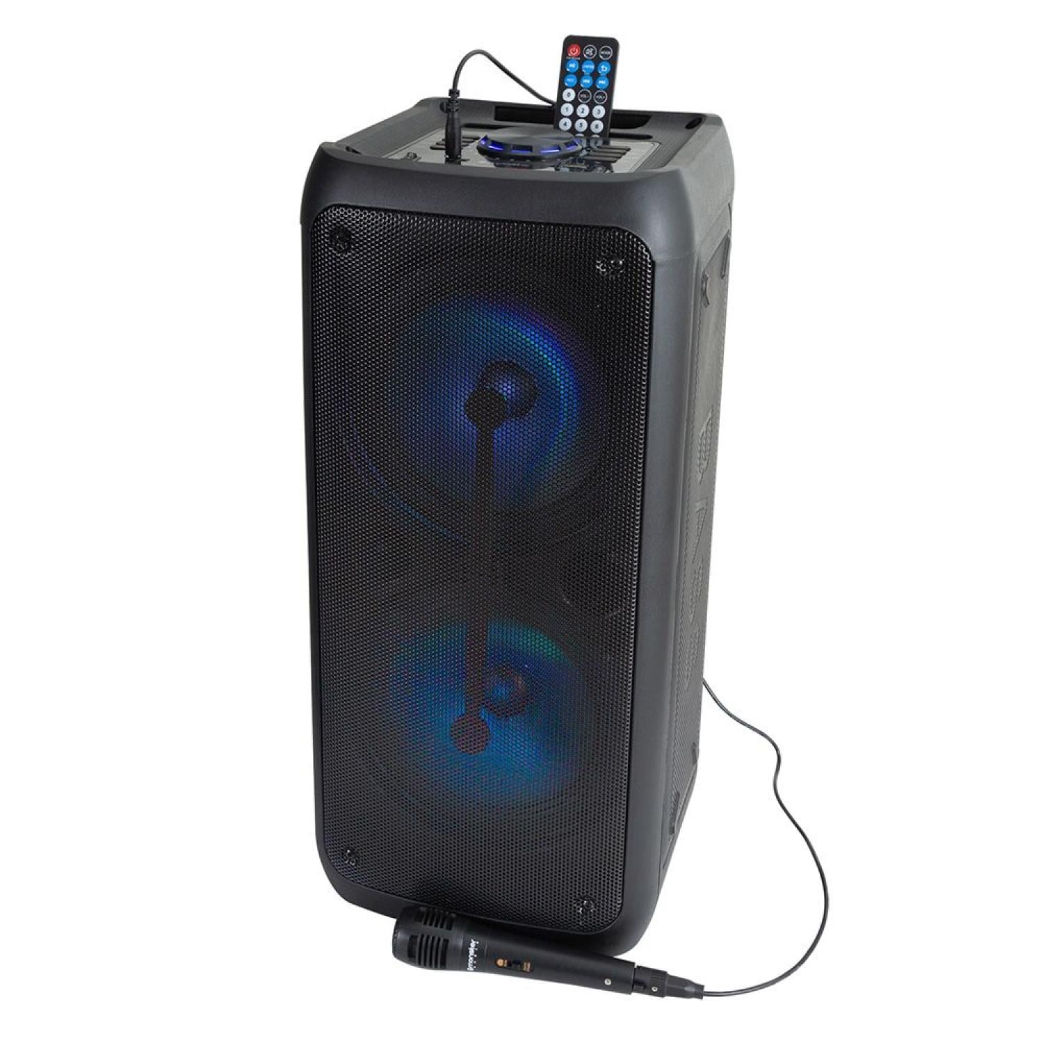 PARLANTE BLUETOOTH KARAOKE 8' USB AUX RGB TWS 850BK MONSTER - 2
