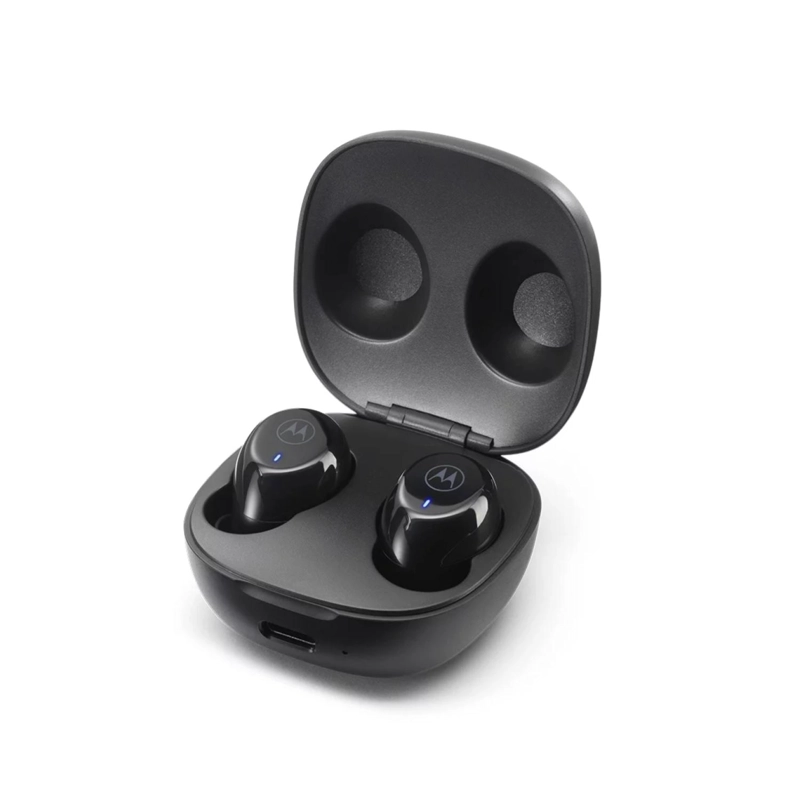 AUDÍFONOS MOTOROLA TRUE WIRELESS RECARGABLES MOTO BUDS 105 BLUETOOTH NEGRO - 3