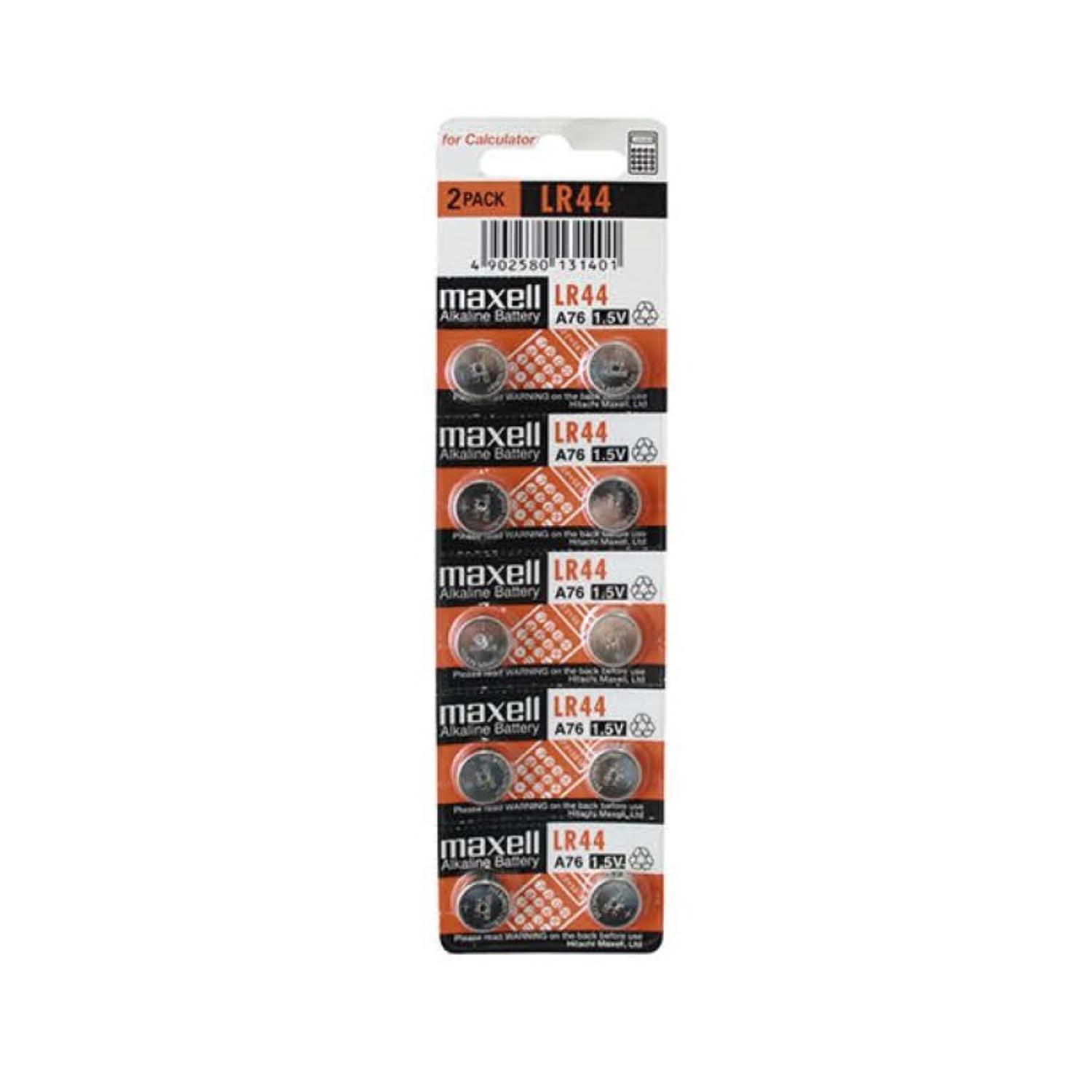 MAXELL PILAS MAXELL BLISTER DE 10 LR44 A76 1.5V
