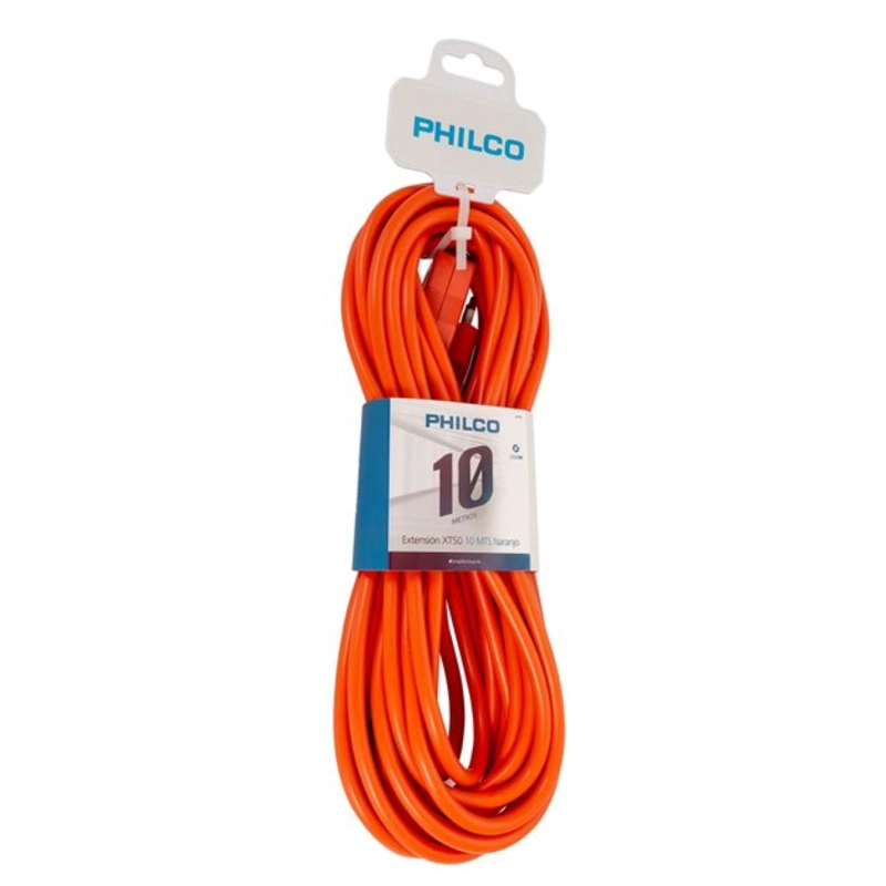 EXTENSION ALARGADOR PHILCO 10 MTS 2500 W NARANJO XT50 - 1
