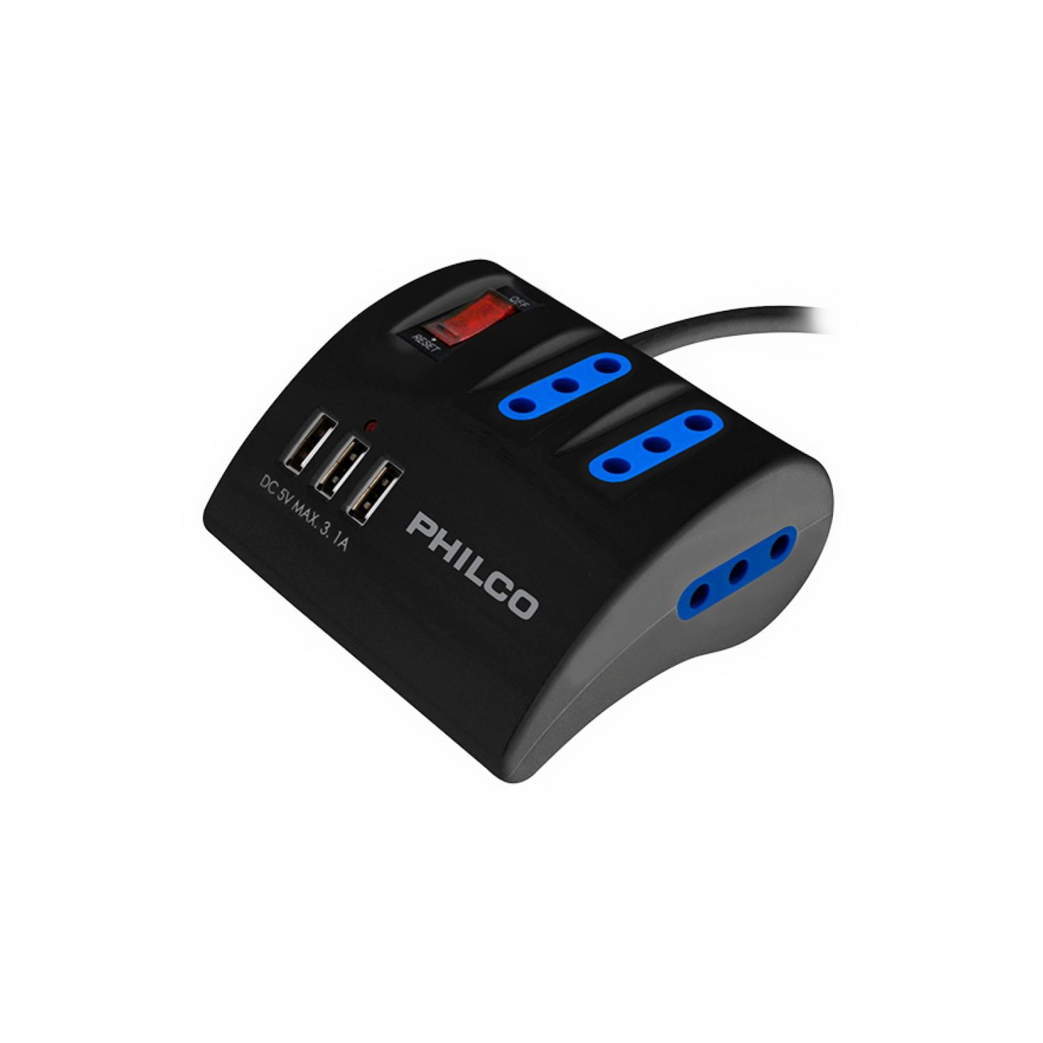 ALARGADOR EXTENSION DE ESCRITORIO SWITCH 1.5MTS EN COLOR NEGRO PHILCO - 2