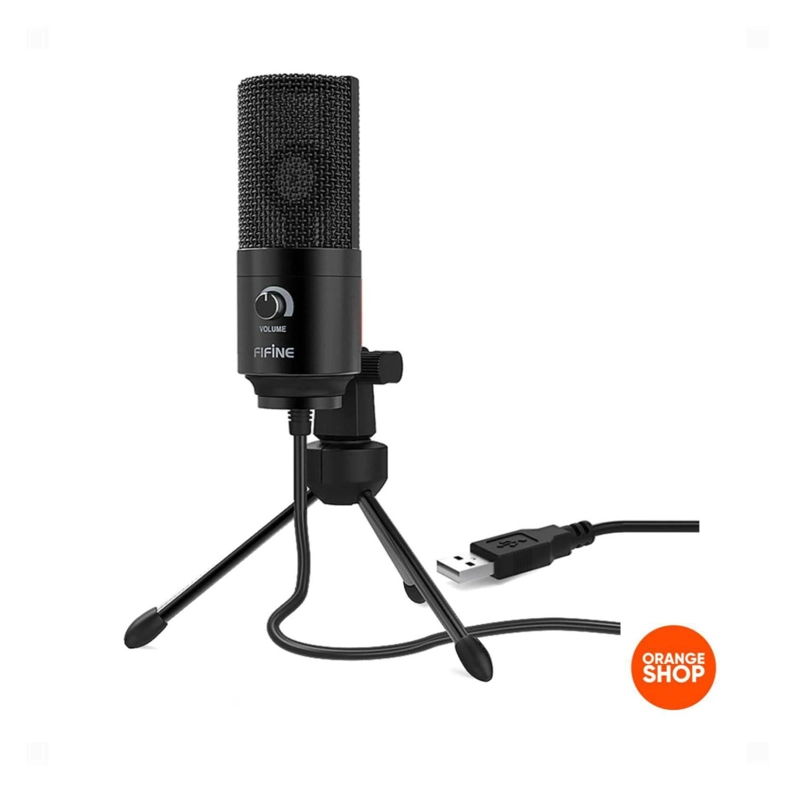 MICROFONO FIFINE CONDENSADOR USB SONIDO PROFESIONAL NEGRO K669B - 1