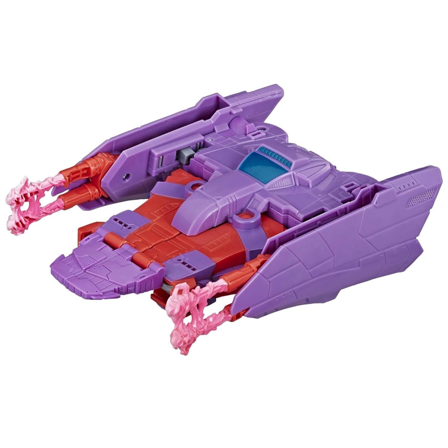 FIGURA DE ACCION TOTAL CLICK MORADO JUGUETE ALPHATRION CYBERVERSE TRANSFORMER - 1