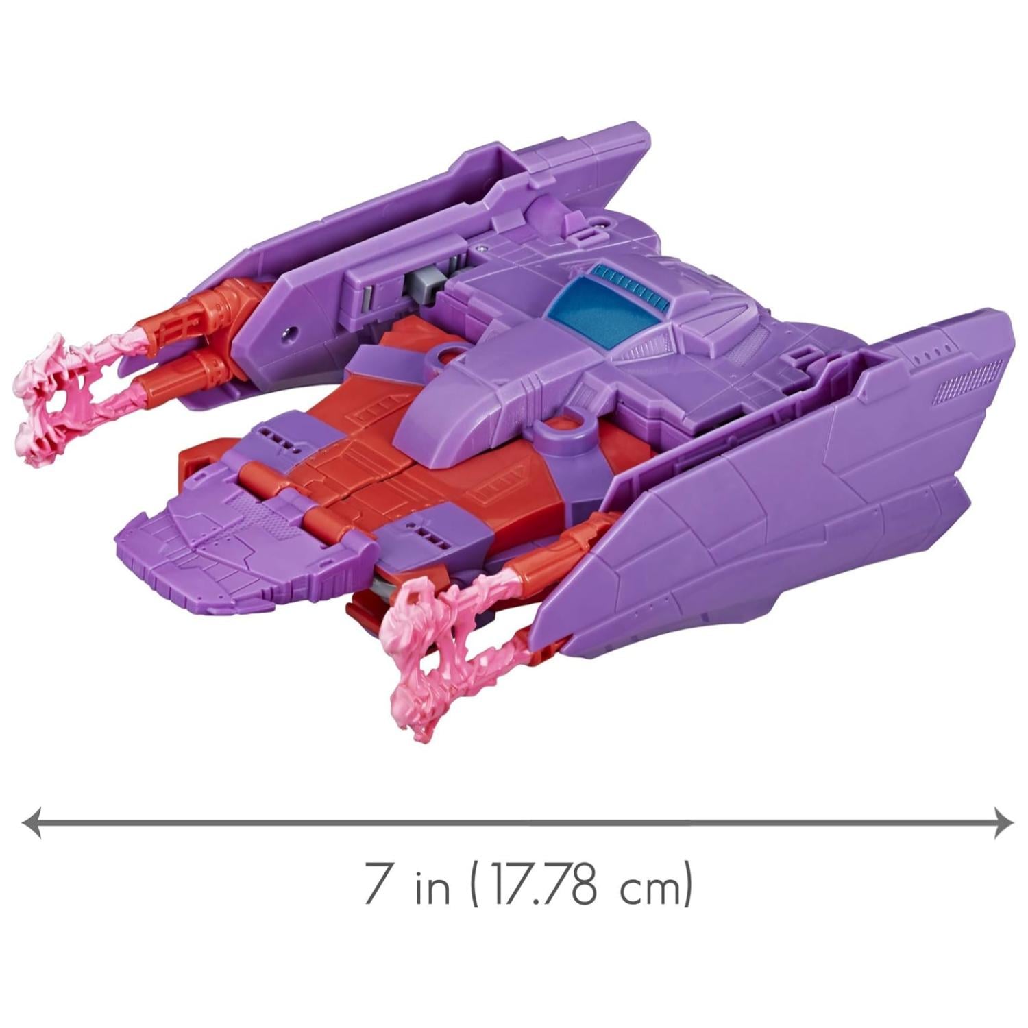 FIGURA DE ACCION TOTAL CLICK MORADO JUGUETE ALPHATRION CYBERVERSE TRANSFORMER - 2