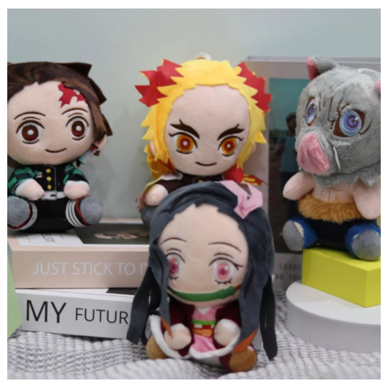 PACK 4 PELUCHES DE 20CM DEMON SLAYER ANIME - 1