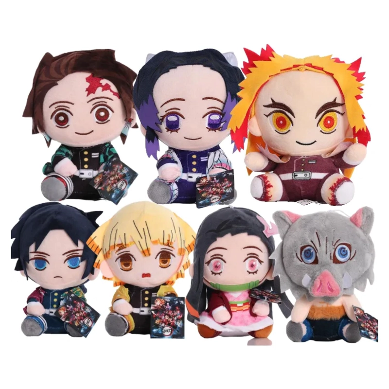 PACK 4 PELUCHES DE 20CM DEMON SLAYER ANIME - 2