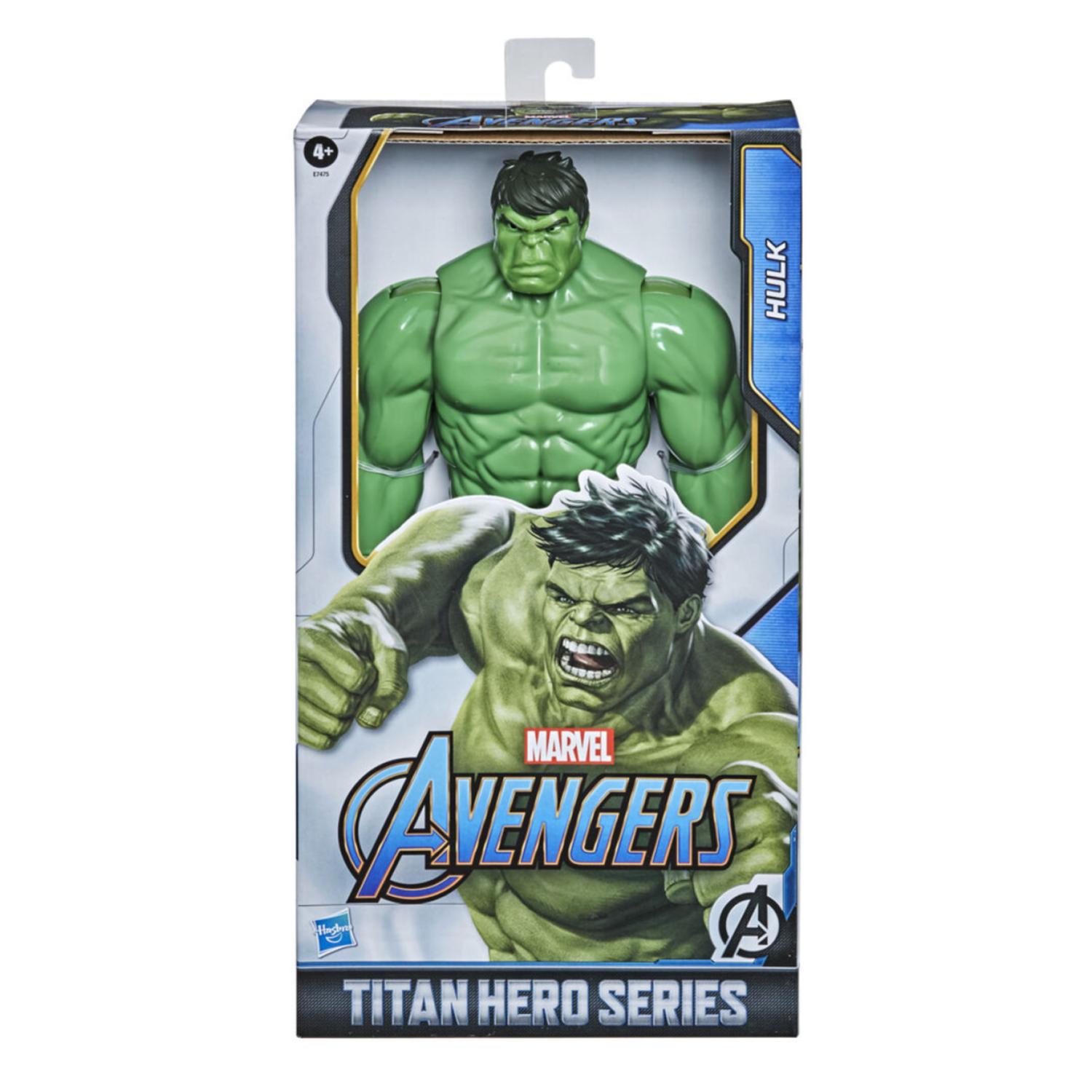 FIGURA DE ACCION TOTAL CLICK VERDE JUGUETE HULK 30 CM MARVEL - 2