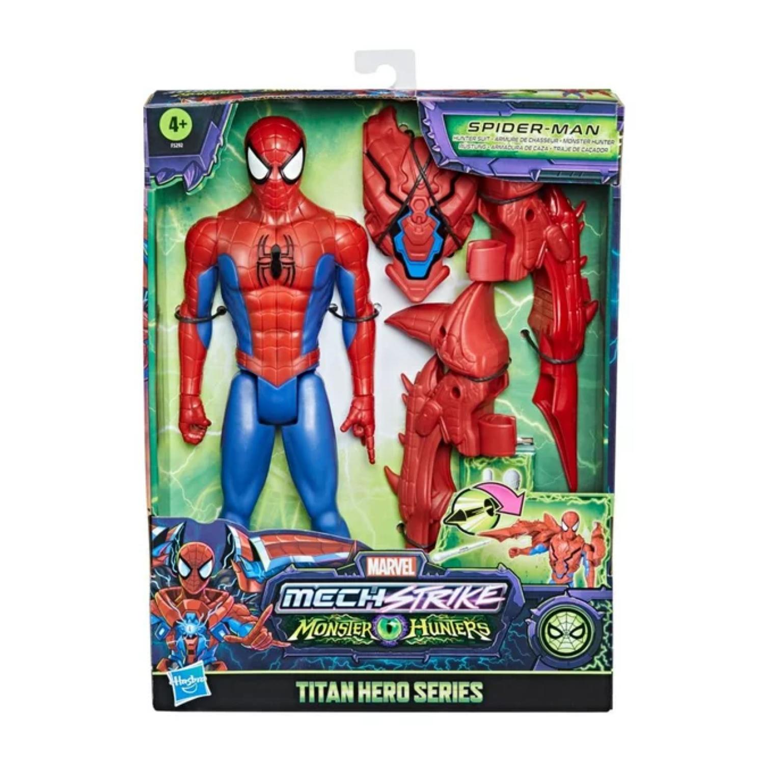 JUGUETE FIGURA DE ACCION SPIDERMAN MECHSTRIKE MONSTER HUNTERS - 2