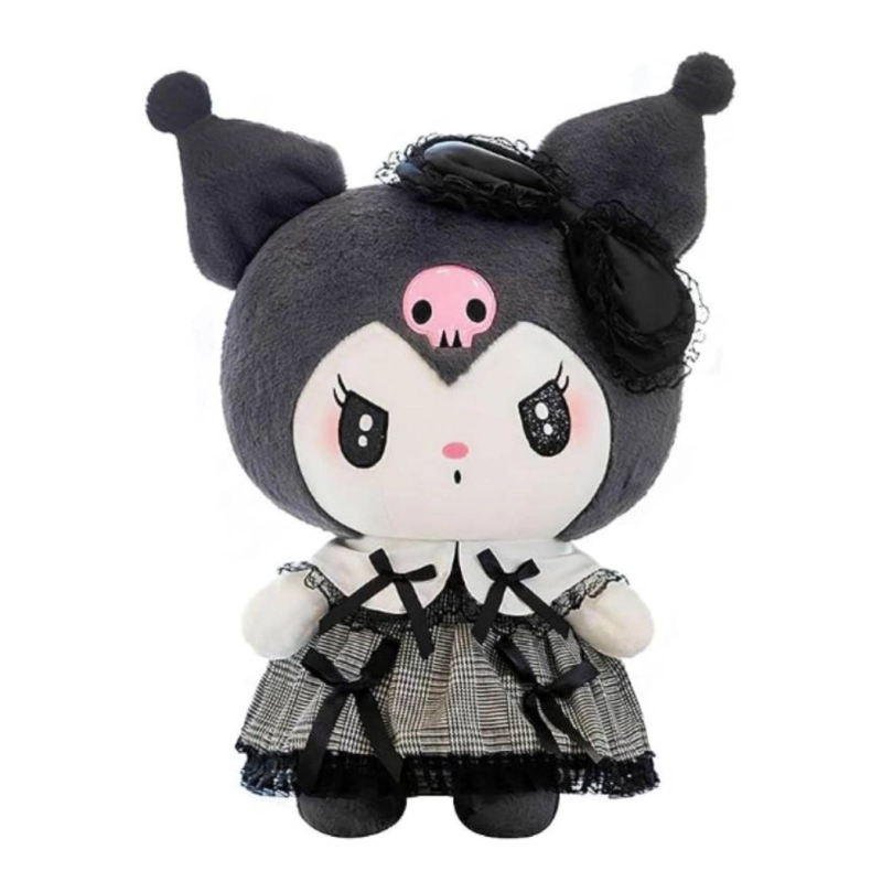 JUGUETE PELUCHE TOTAL CLICK KUROMI SANRIO 25 CM NEGRO INFANTIL - 1