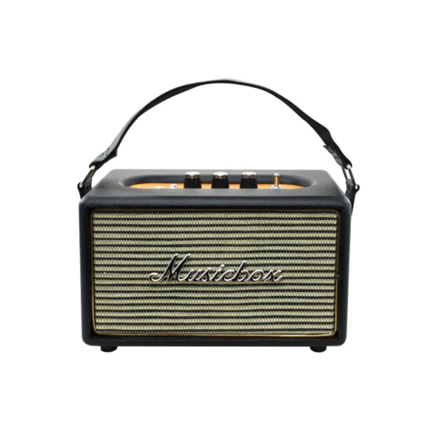 RADIO BLUETOOTH MLAB PARLANTE AUX USB FM AM SW VINTAGE MUSICBOX MLBA - 1