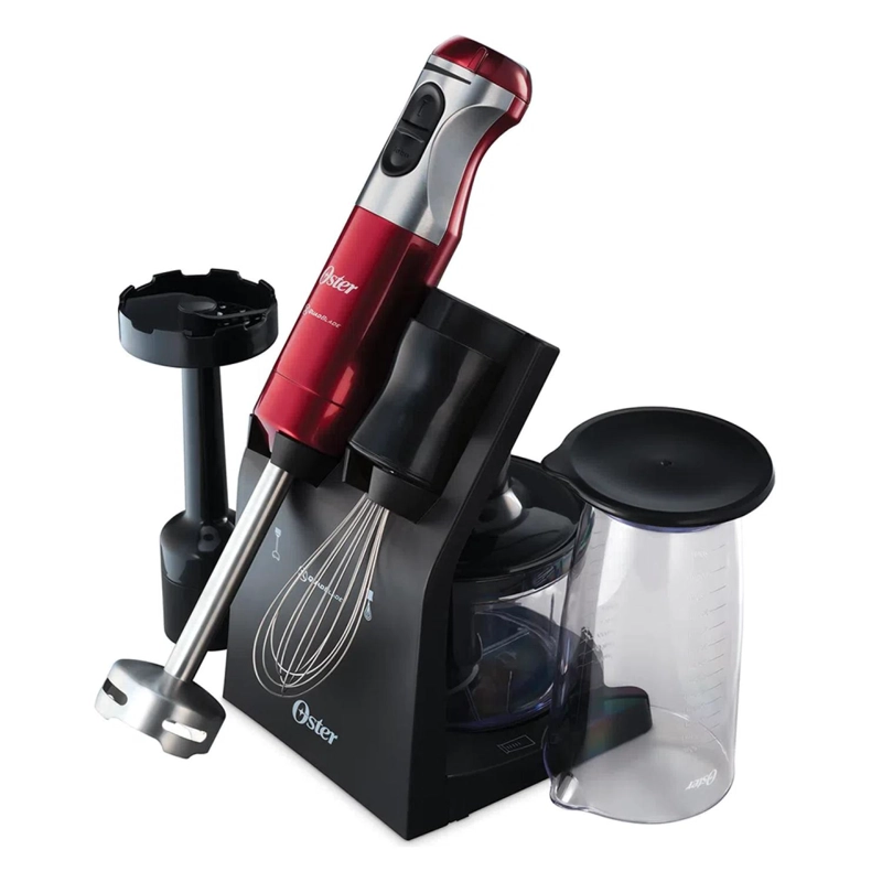 BATIDORA OSTER MINIPIMER INMERSION 700ML ROJO STICK MIXER - 1