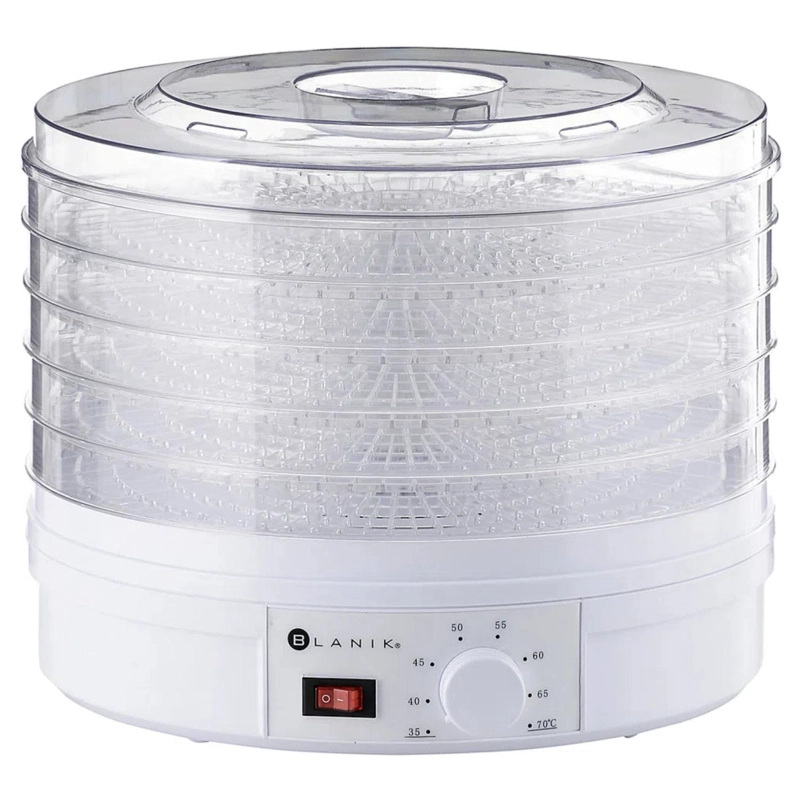 DESHIDRATADOR DE ALIMENTOS 5 BANDEJAS 250W BLANCO BLANIK - 2
