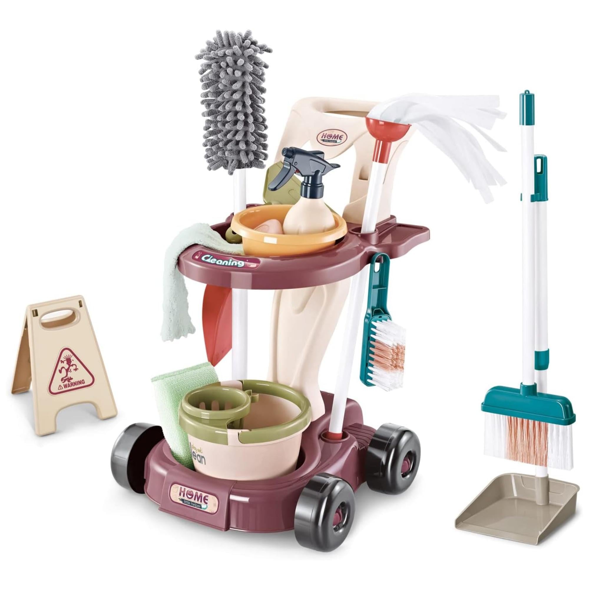 JUGUETE ARTICULOS DE LIMPIEZA Y ASEO 20 PIEZAS INFANTIL - 1