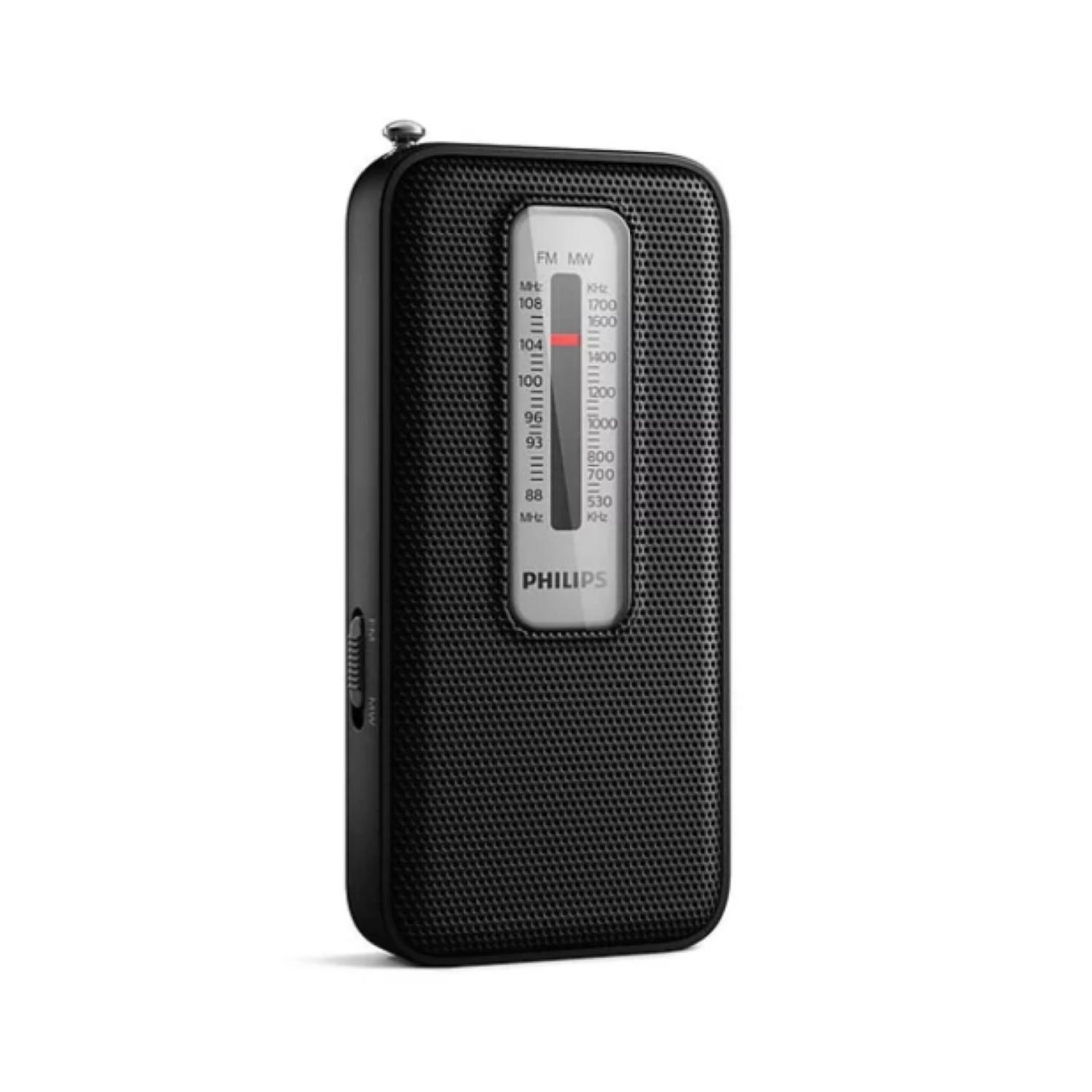 RADIO DE BOLSILLO PORTATIL AM FM NEGRO TAR1506 - 1