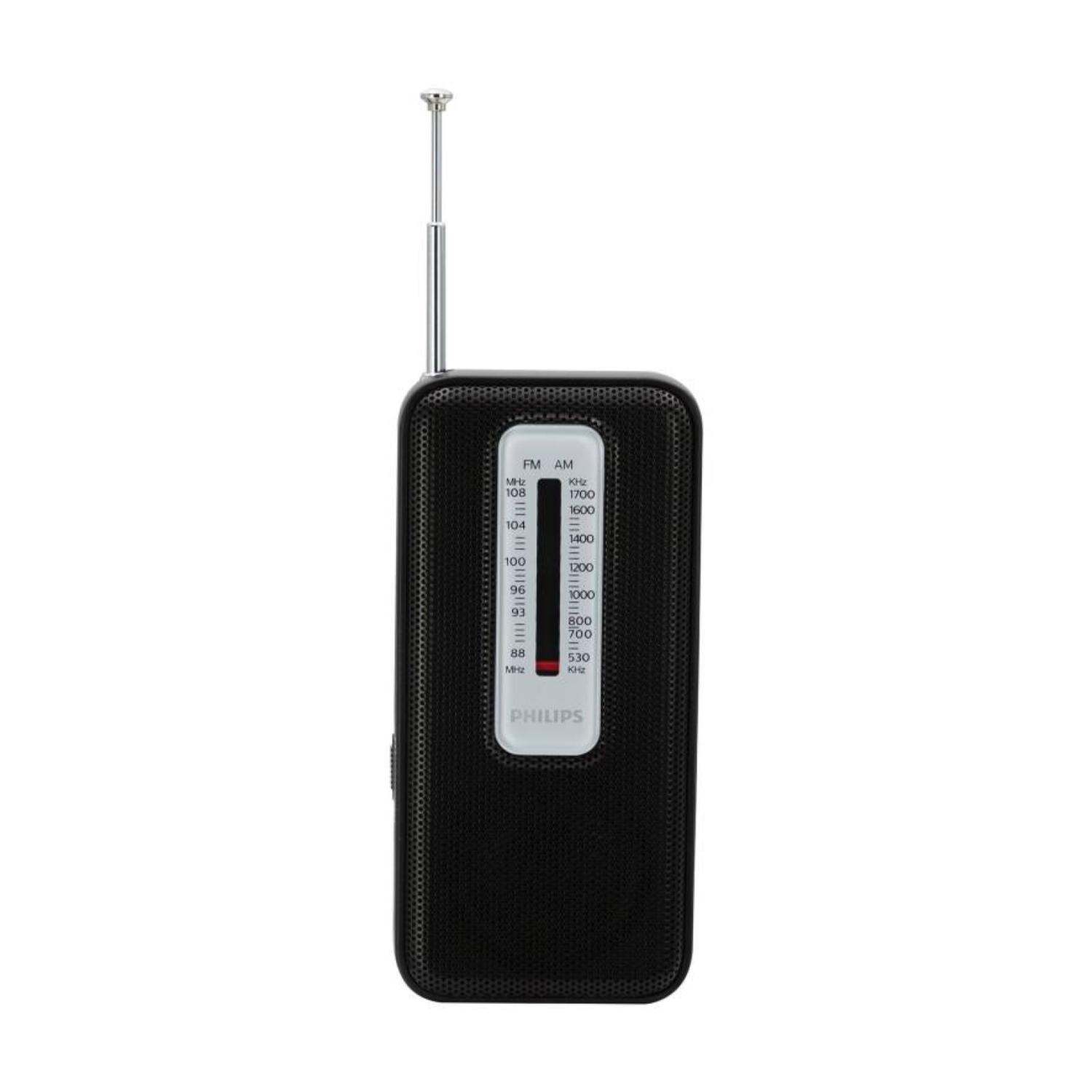 RADIO DE BOLSILLO PORTATIL AM FM NEGRO TAR1506 - 2