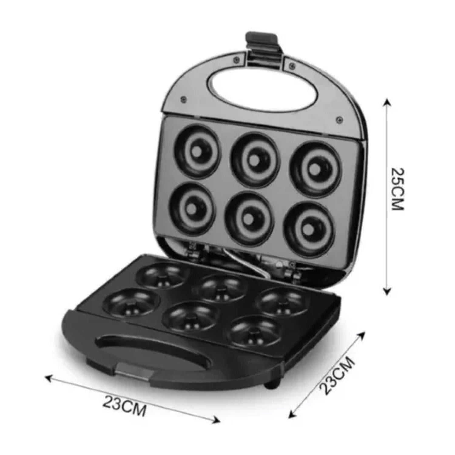 MAQUINA DE DONAS 6 MINI DONAS 850W ANTIADHERENTE R588 - 2
