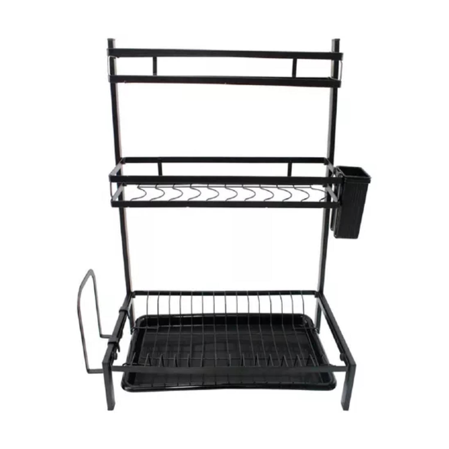 RACK ORGANIZADOR ESCURRIDOR DE LOZA PLATOS 60X42X25CM - 2
