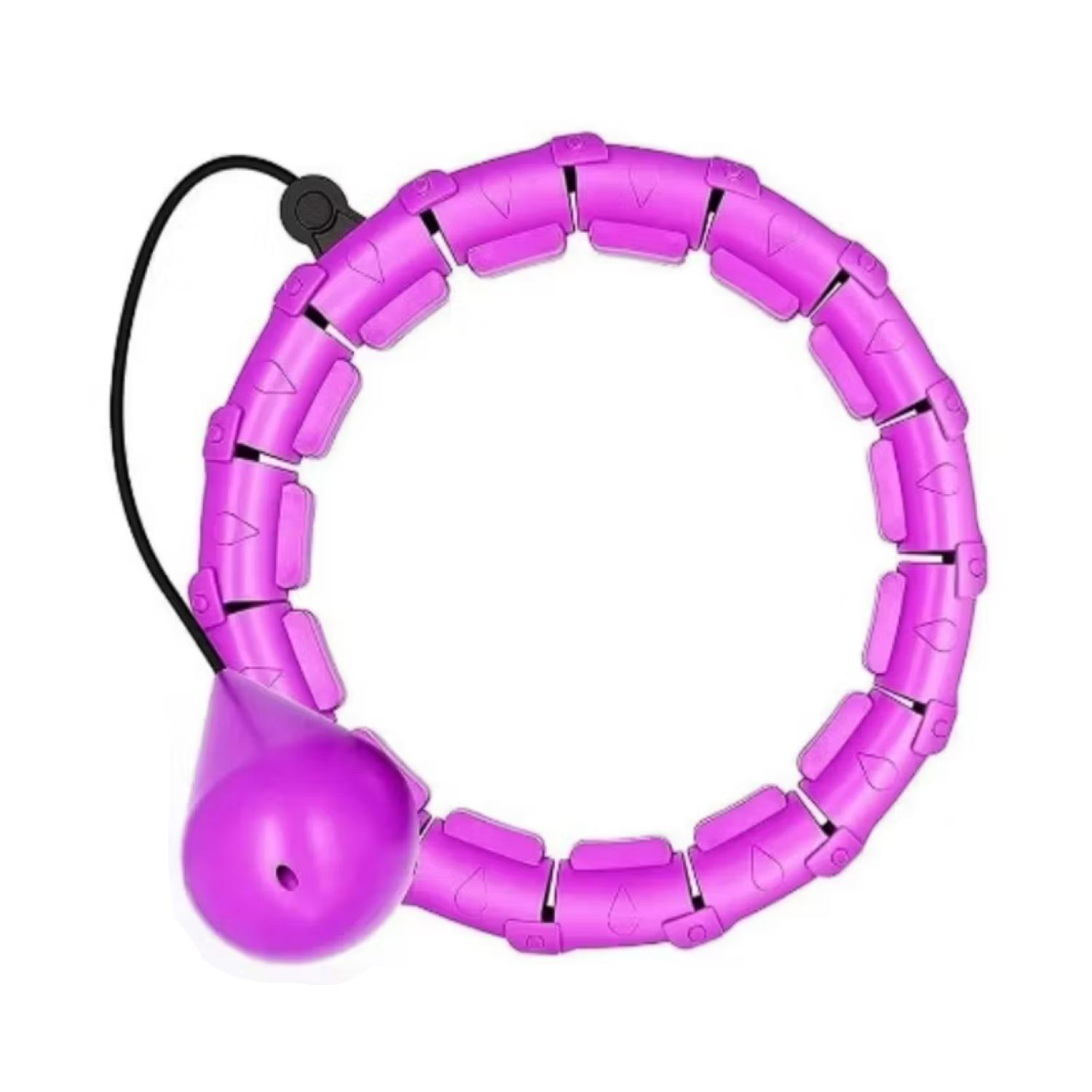 ARO TOTAL CLICK HULA HOOP CON PESO AJUSTABLE FITNESS ABDOMINAL - 1