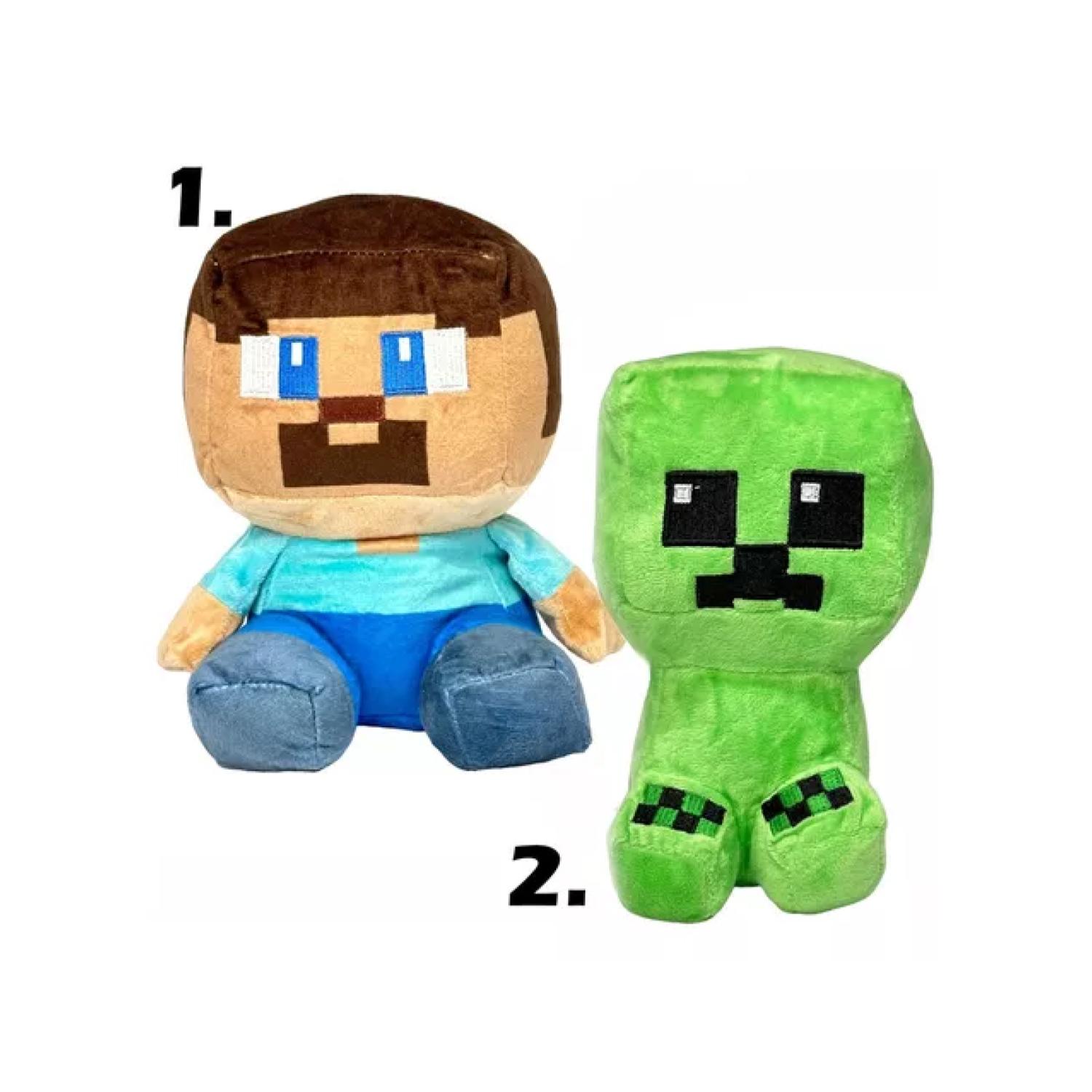 PELUCHE TOTAL CLICK JUGUETE PACK X4 MINECRAFT 25 CM INFANTIL - 3
