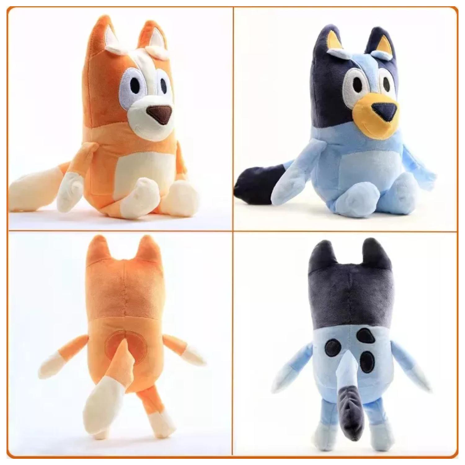 PELUCHE TOTAL CLICK JUGUETE PACK X6 LLAVEROS FAMILIA BINGO 13 CM INFANTIL - 1