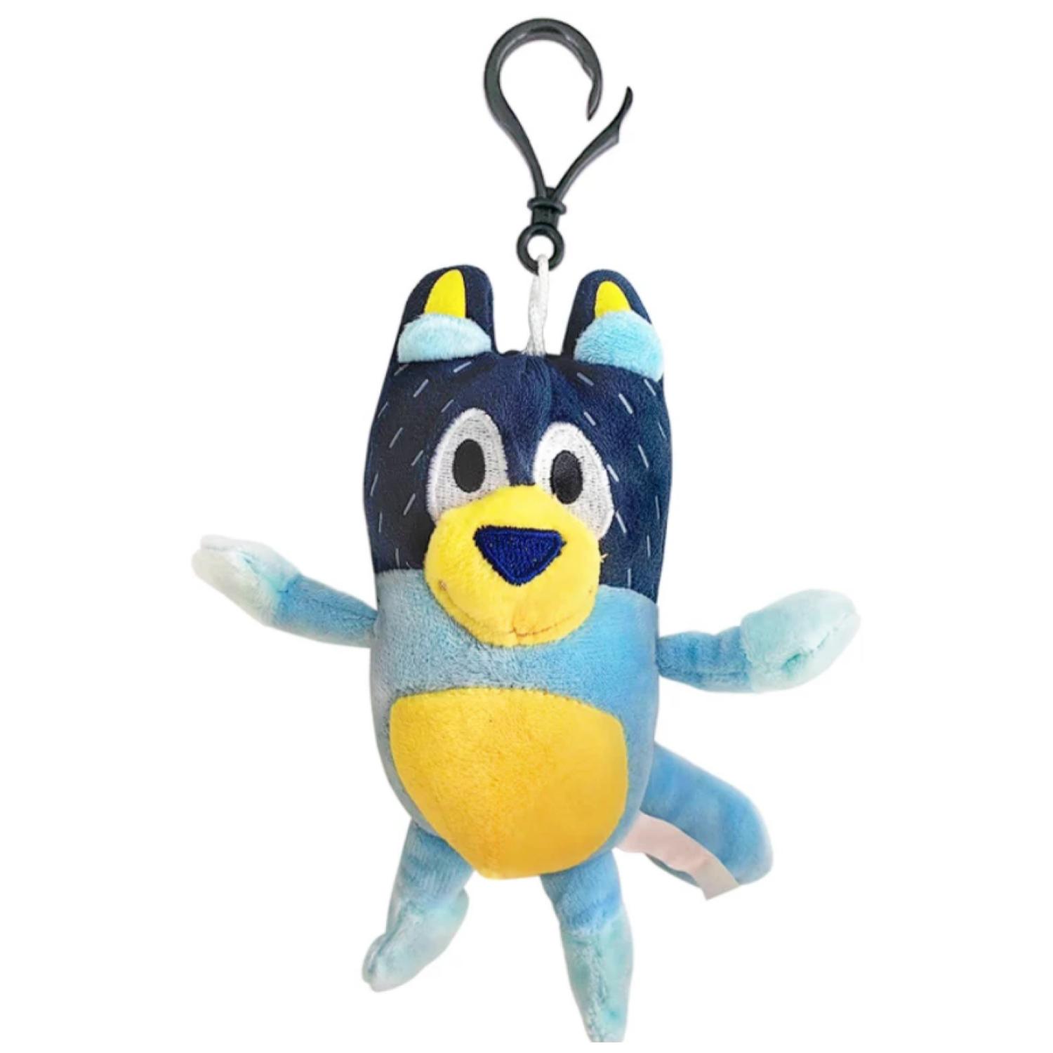 PELUCHE TOTAL CLICK JUGUETE PACK X6 LLAVEROS FAMILIA BINGO 13 CM INFANTIL - 2