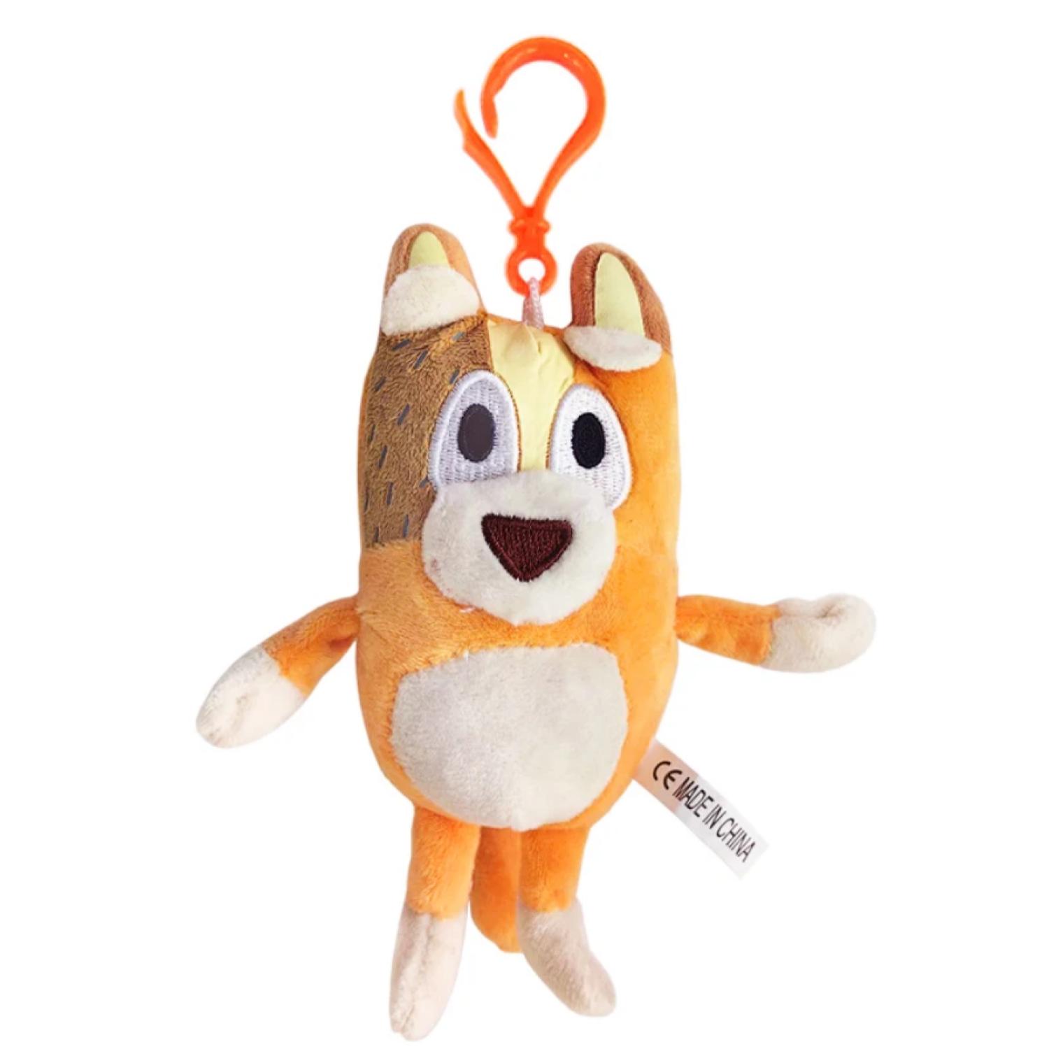 PELUCHE TOTAL CLICK JUGUETE PACK X6 LLAVEROS FAMILIA BINGO 13 CM INFANTIL - 3