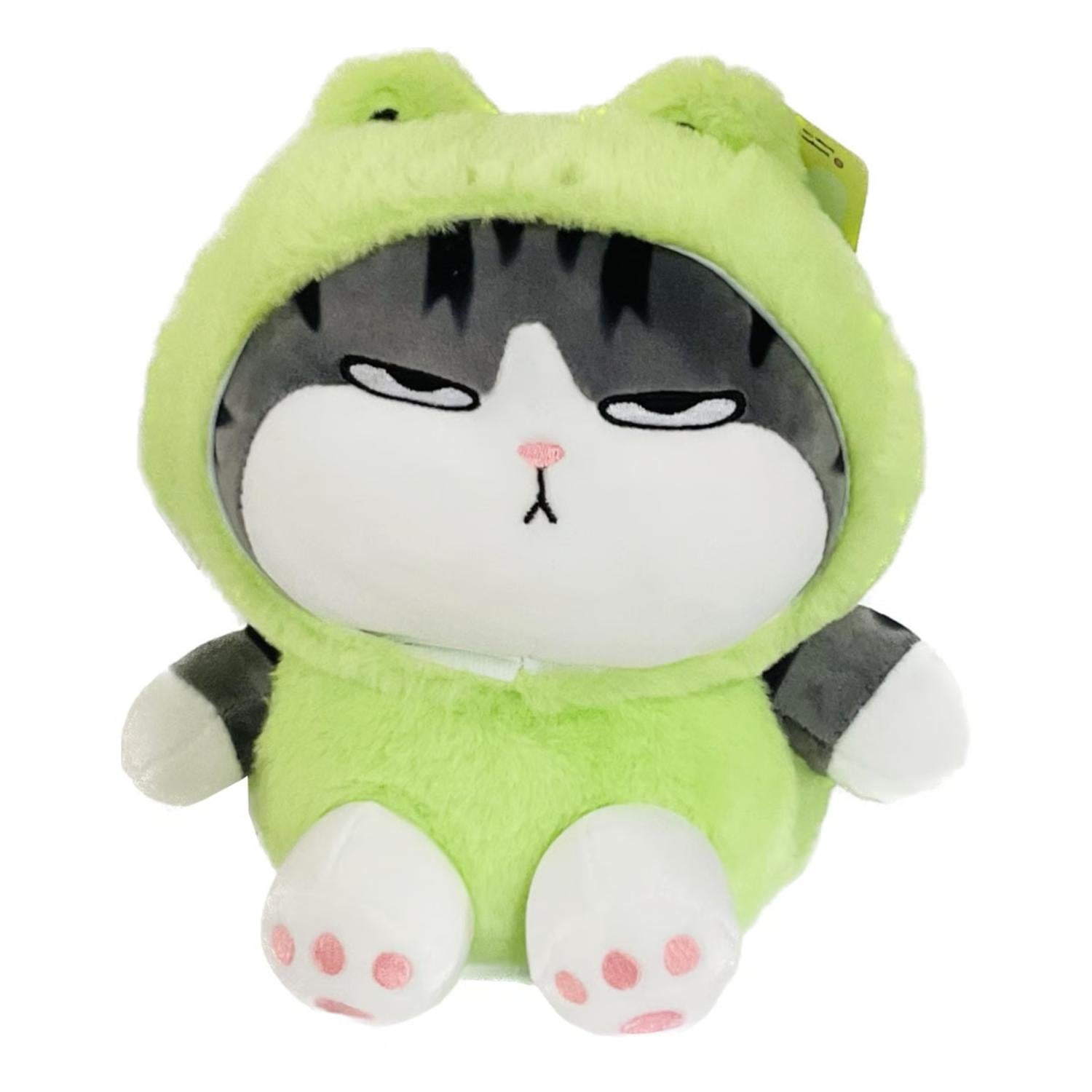 PELUCHE TOTAL CLICK JUGUETE GATO EMPERADOR DISFRAZ RANA KAWAII 40 CM INFANTIL - 1
