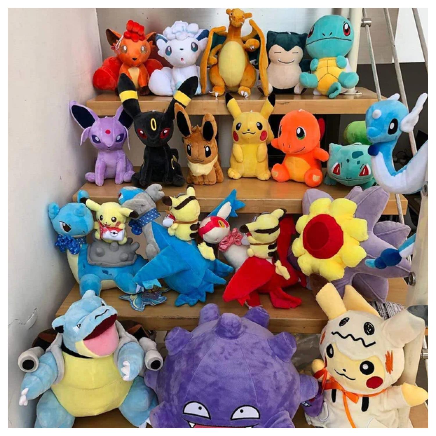 PELUCHE TOTAL CLICK JUGUETE PACK X6 LLAVEROS POKÉMON 13 CM INFANTIL - 4