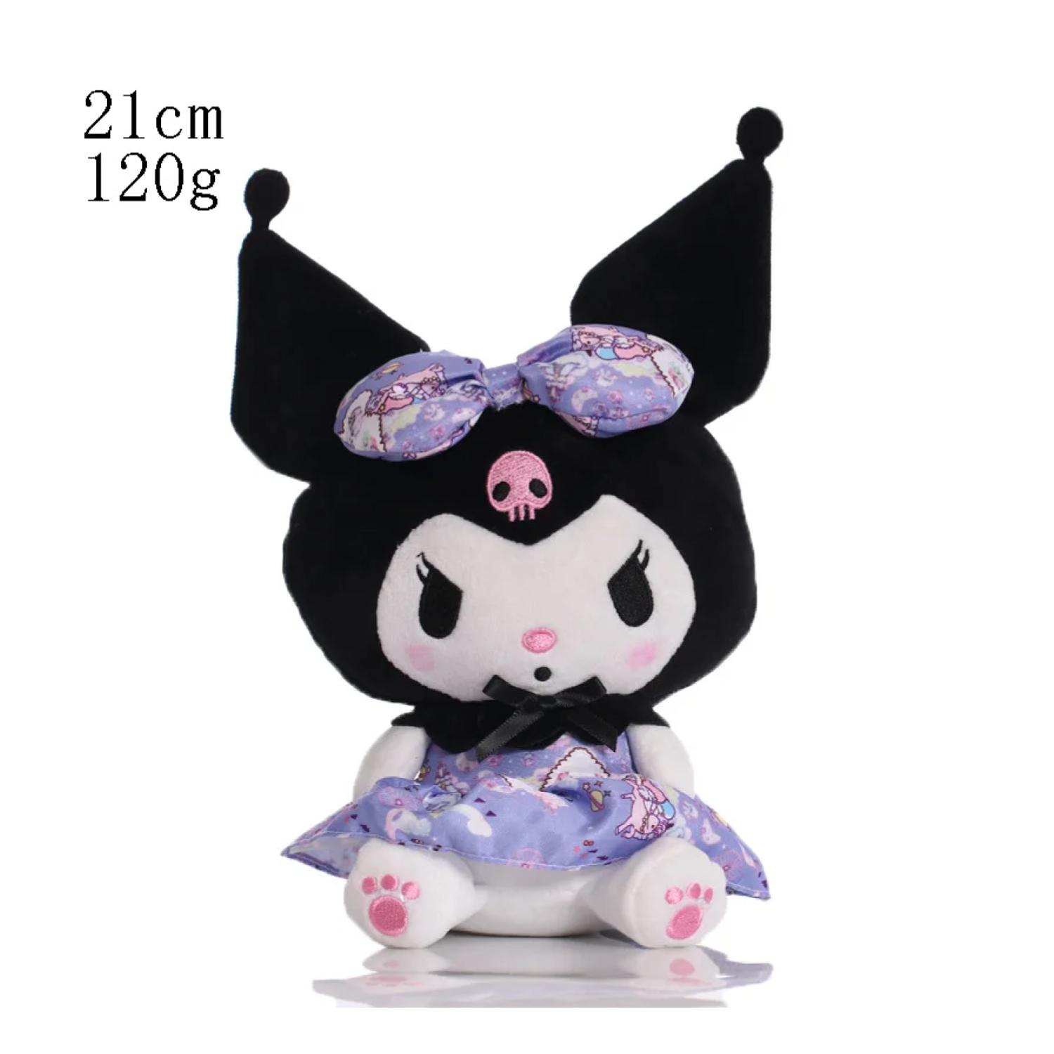 PELUCHE TOTAL CLICK JUGUETE PACK X6 LLAVEROS KUROMI 13 CM INFANTILES - 4