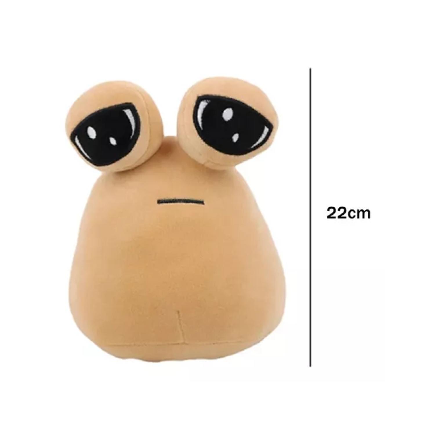 PELUCHE TOTAL CLICK JUGUETE MI MASCOTA ALIEN POU 20 CM BEIGE INFANTIL - 2