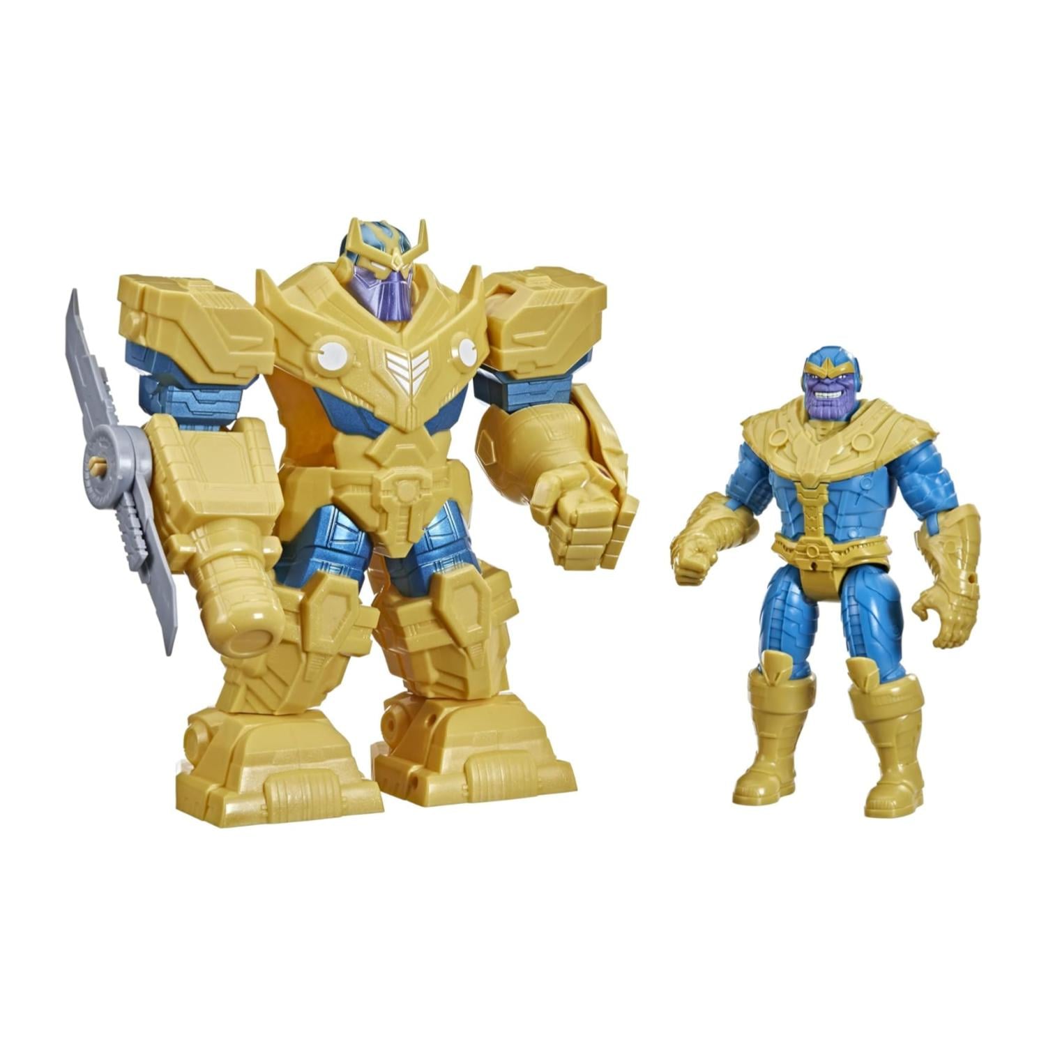 FIGURA DE ACCION TOTAL CLICK BLANCO JUGUETE THANOS AVENGERS MECH STRIKE - 1