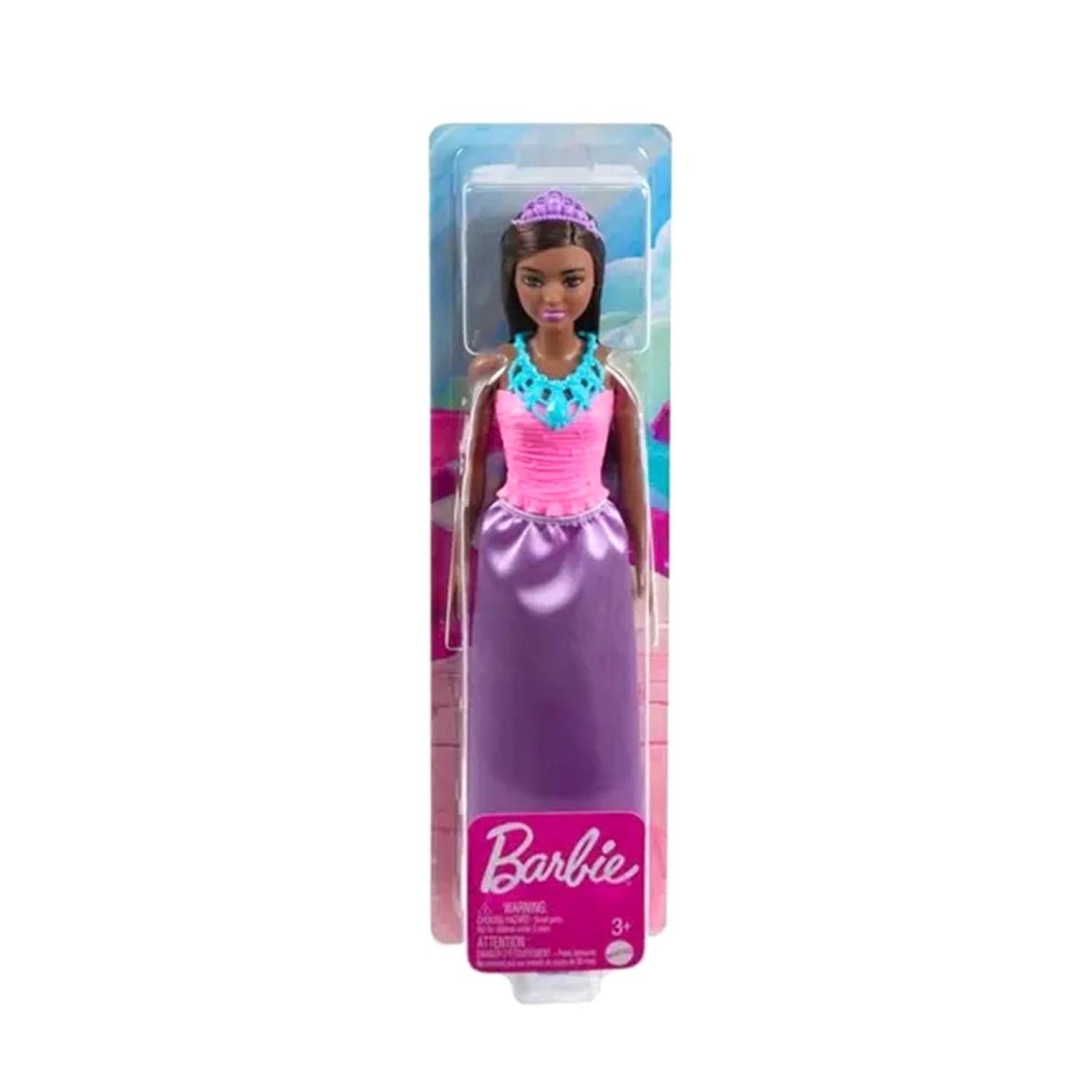 JUGUETE FIGURA TOTAL CLICK BARBIE DREAMTOPIA VESTIDO MORADO 30 CM - 3