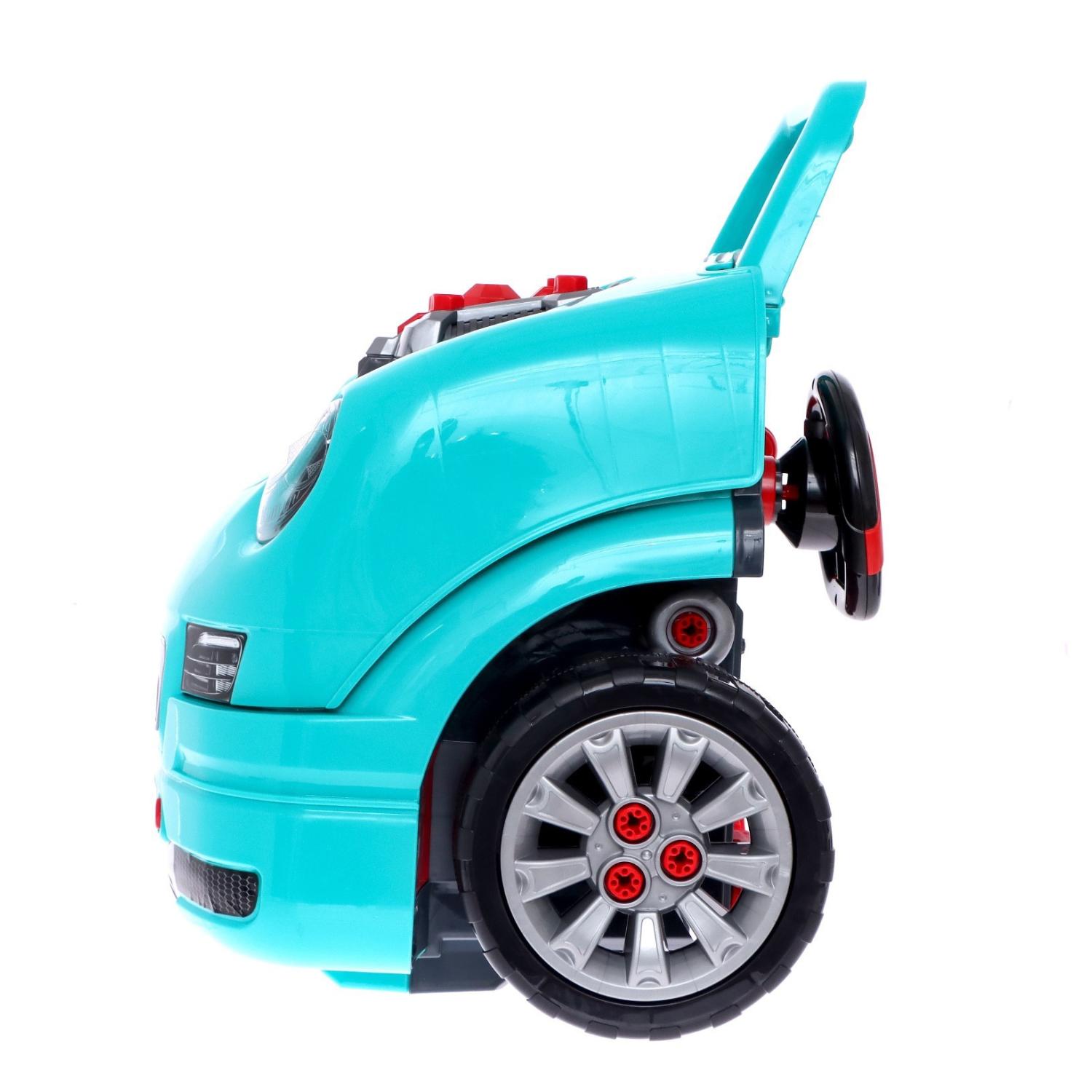 JUGUETE AUTO PARA REPARAR CON LUCES SONIDOS Y ACCESORIOS VERDE - 2