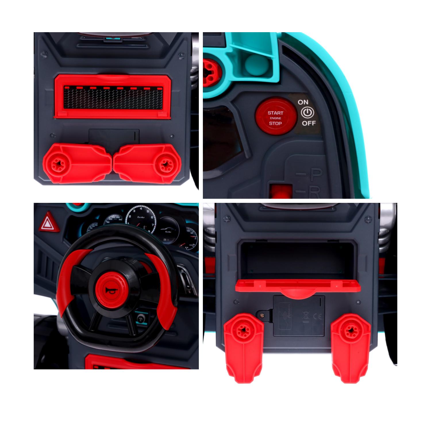 JUGUETE AUTO PARA REPARAR CON LUCES SONIDOS Y ACCESORIOS VERDE - 3