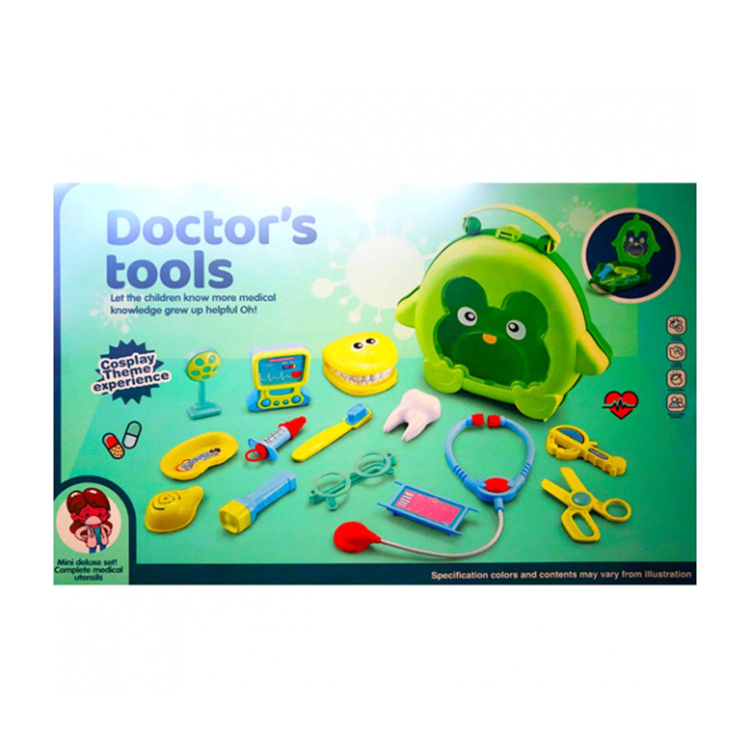 SET MALETA DOCTOR TOTAL CLICK BUHO INFANTIL CON ACCESORIOS - 4