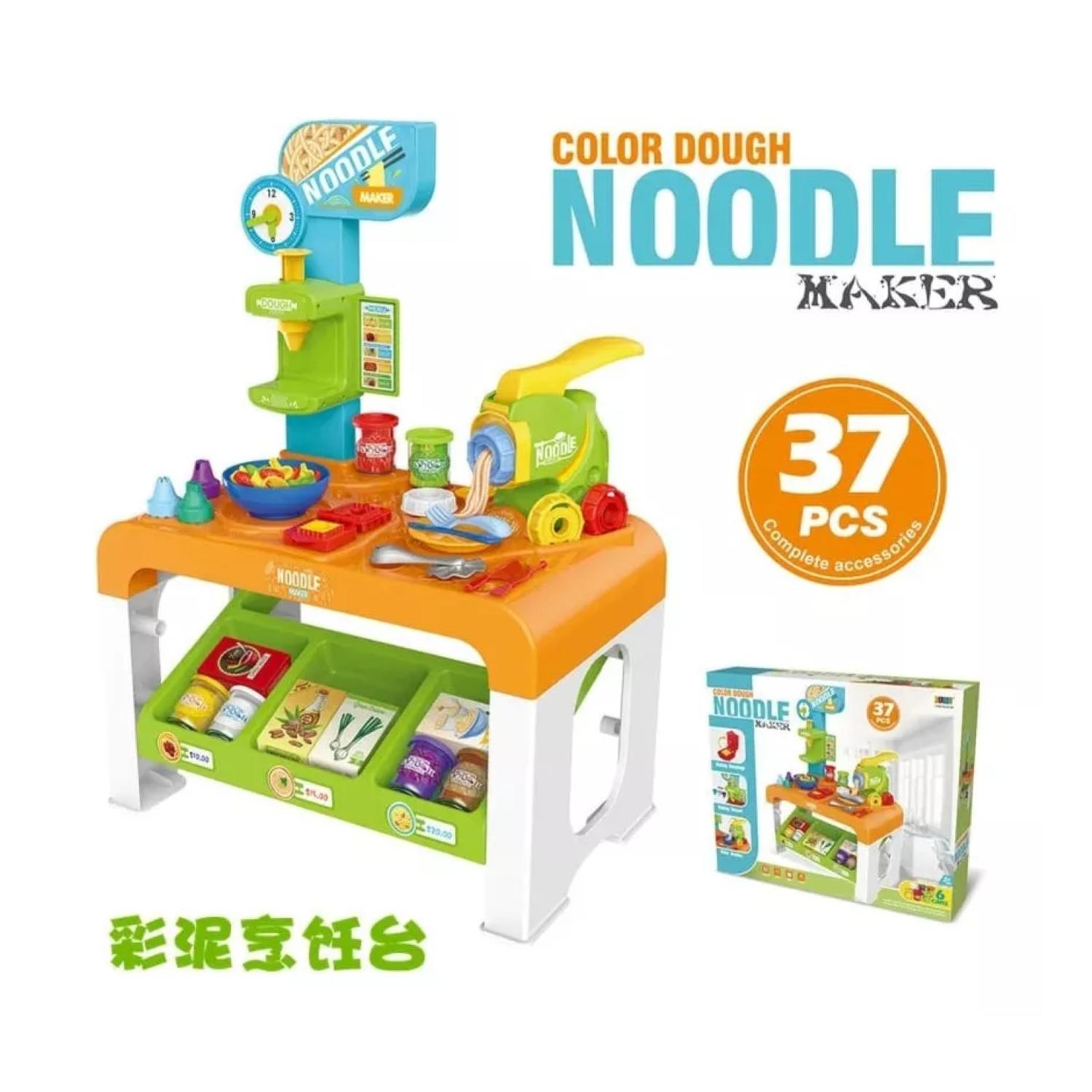 JUEGO DIDÁCTICO TOTAL CLICK MESA MAQUINA DE FIDEOS CON PLASTICINA MAGICA 37 PIEZAS - 2