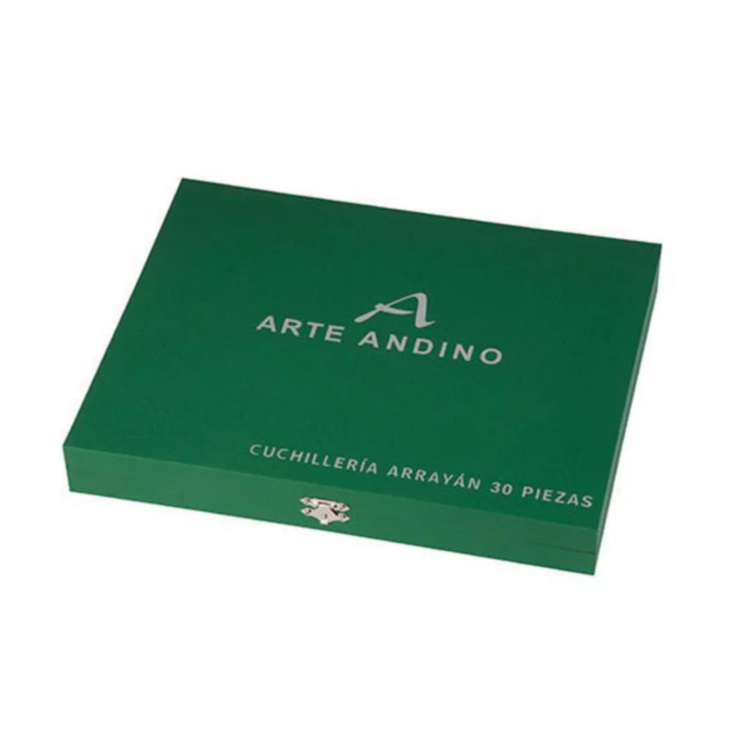 SET DE CUCHILLERIA ELEGANTE 30 PIEZAS CLASICAS ARTE ANDINO - 3