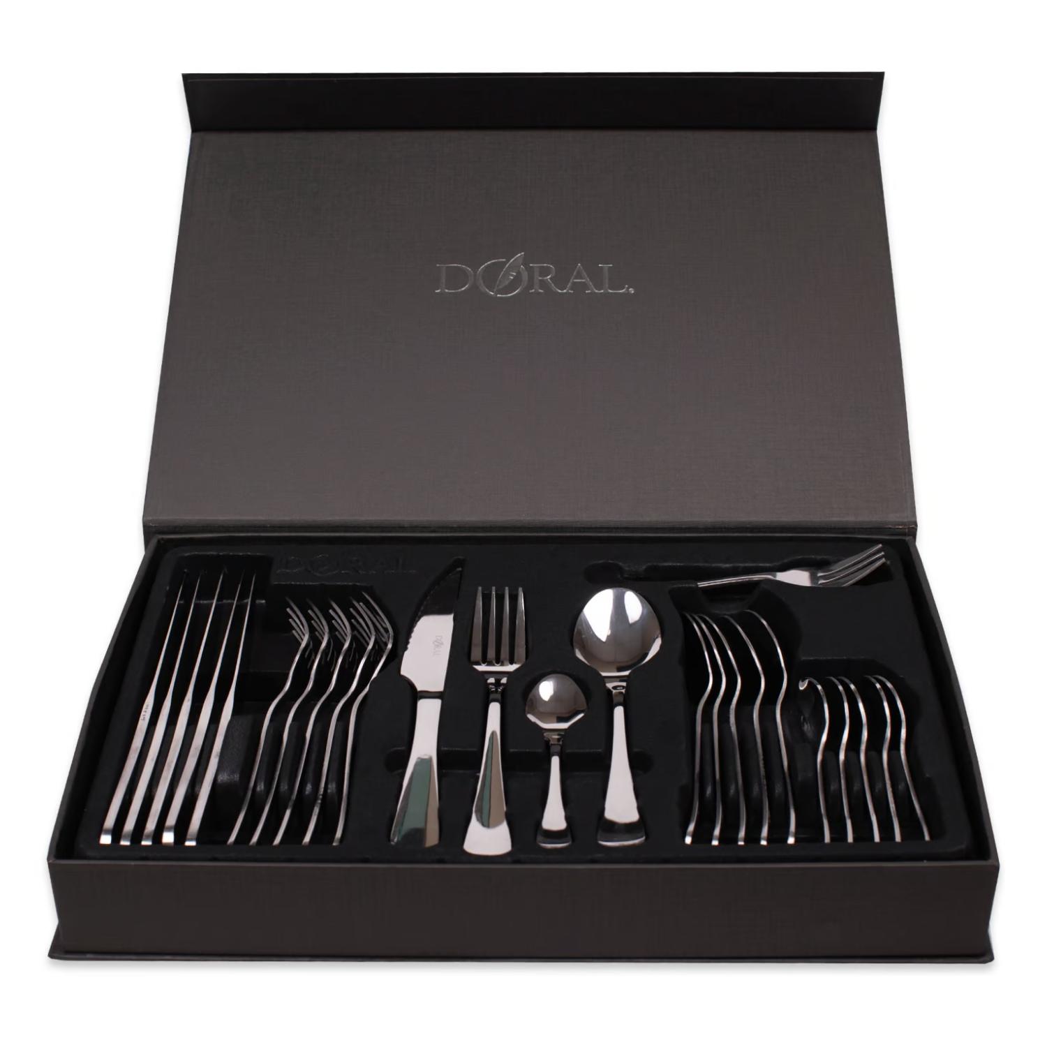 SET DE CUCHILLERIA ELEGANTE 30 PIEZAS CLASICAS MUNICH - 1
