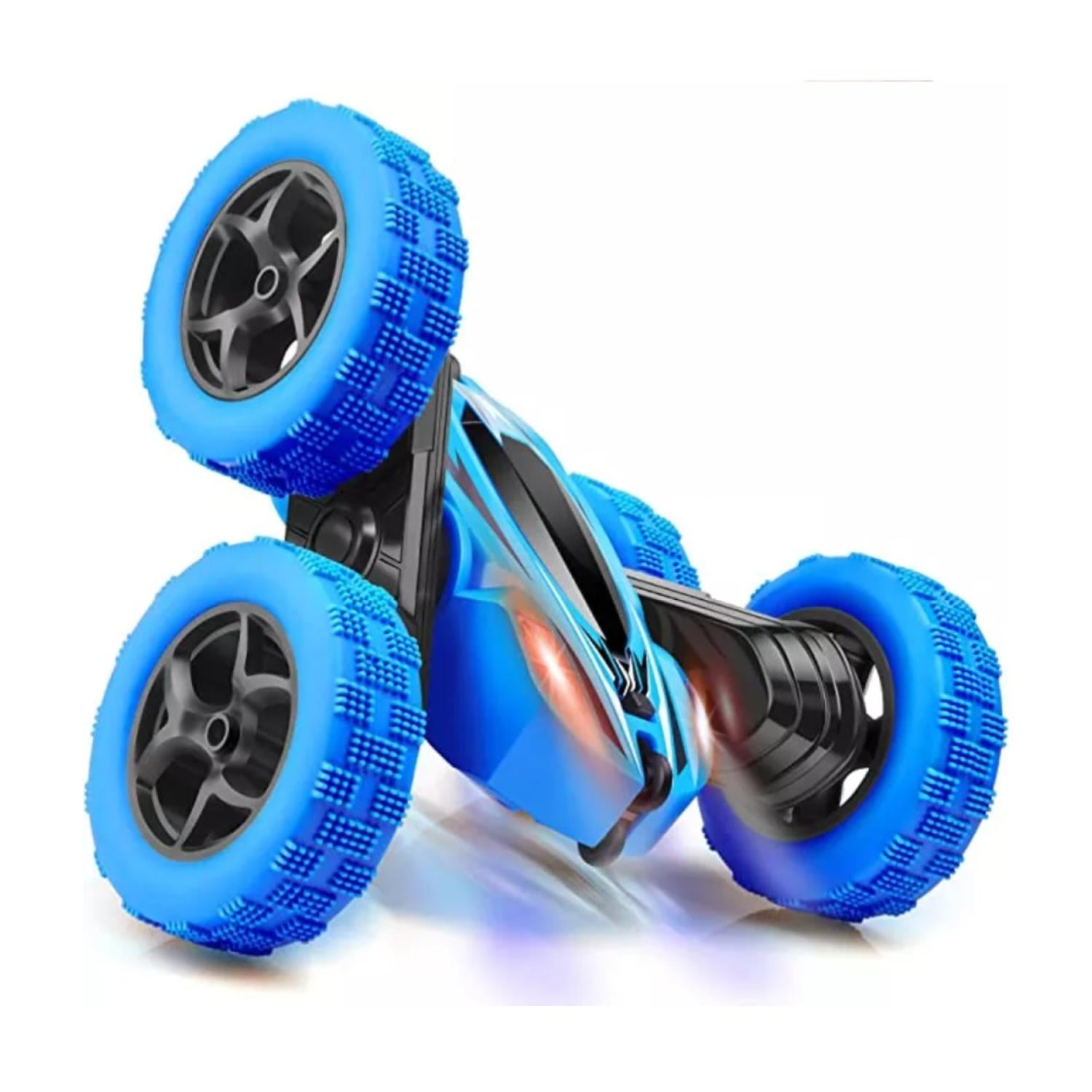 JUGUETE AUTO ACROBATICO A CONTROL REMOTO AZUL INFANTIL - 2