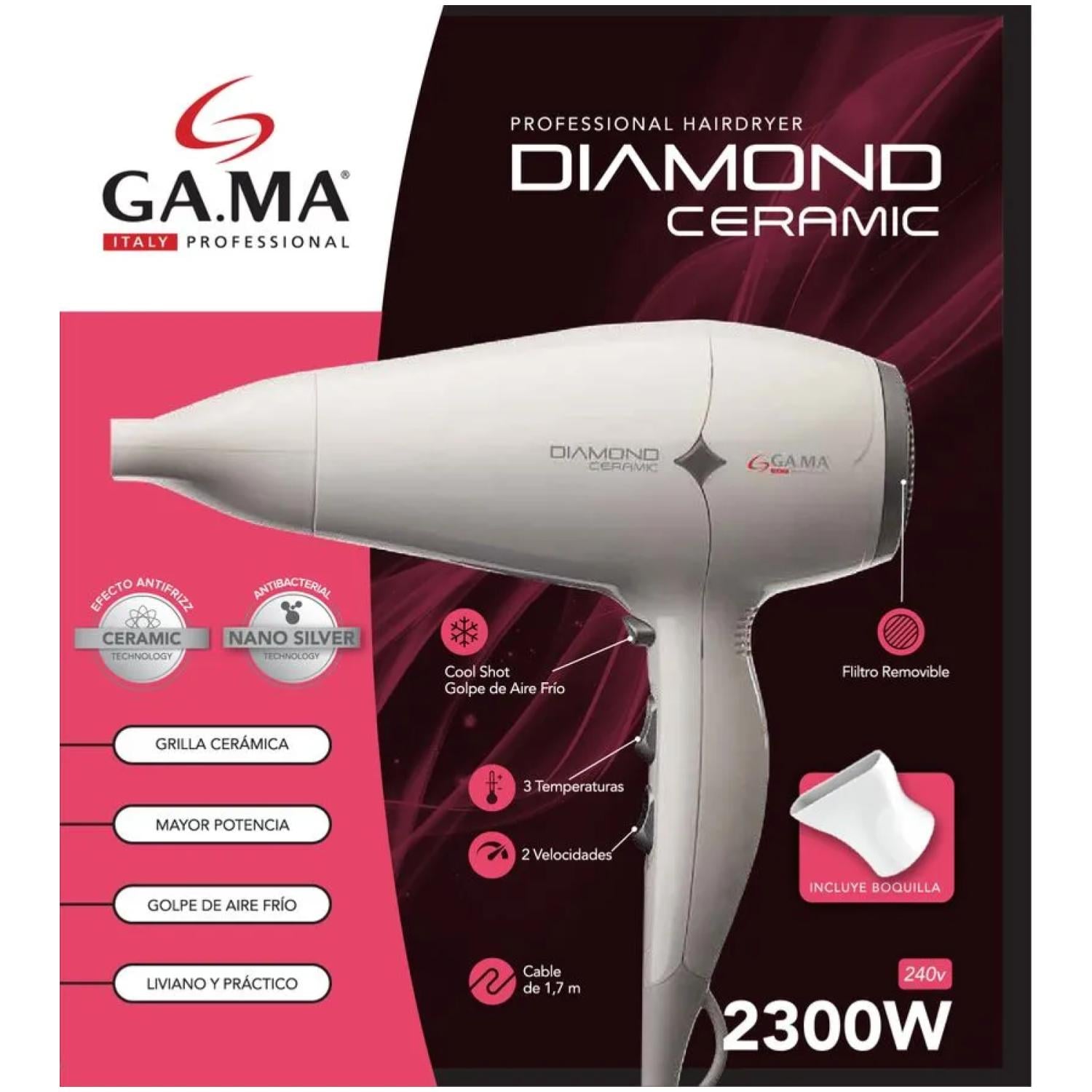 SECADOR DE PELO 3 TEMP 2 VEL 2300W DIAMOND STD GAMA - 3