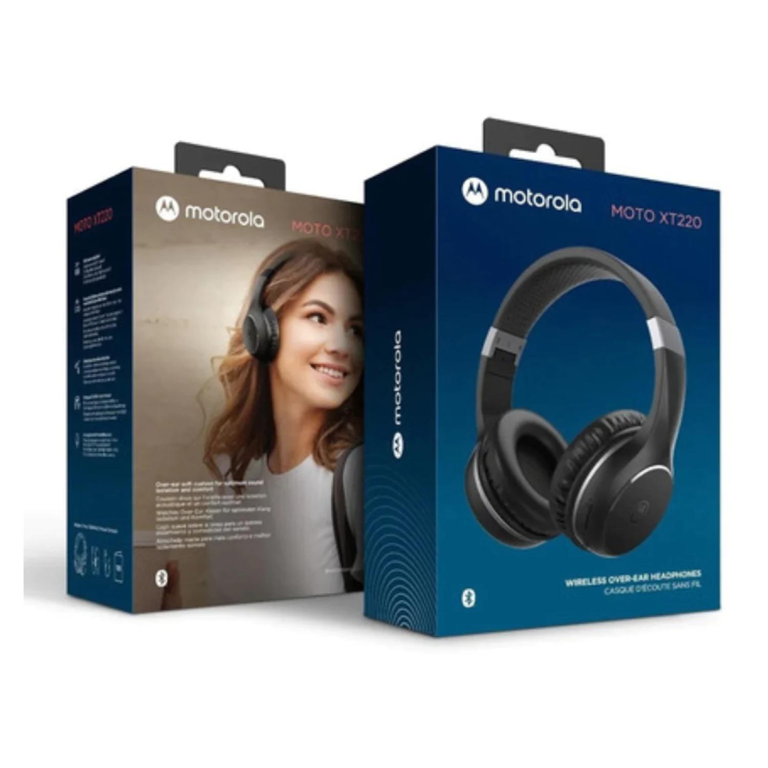 AUDIFONOS BLUETOOTH OVER EAR NEGRO XT220 MOTOROLA - 3