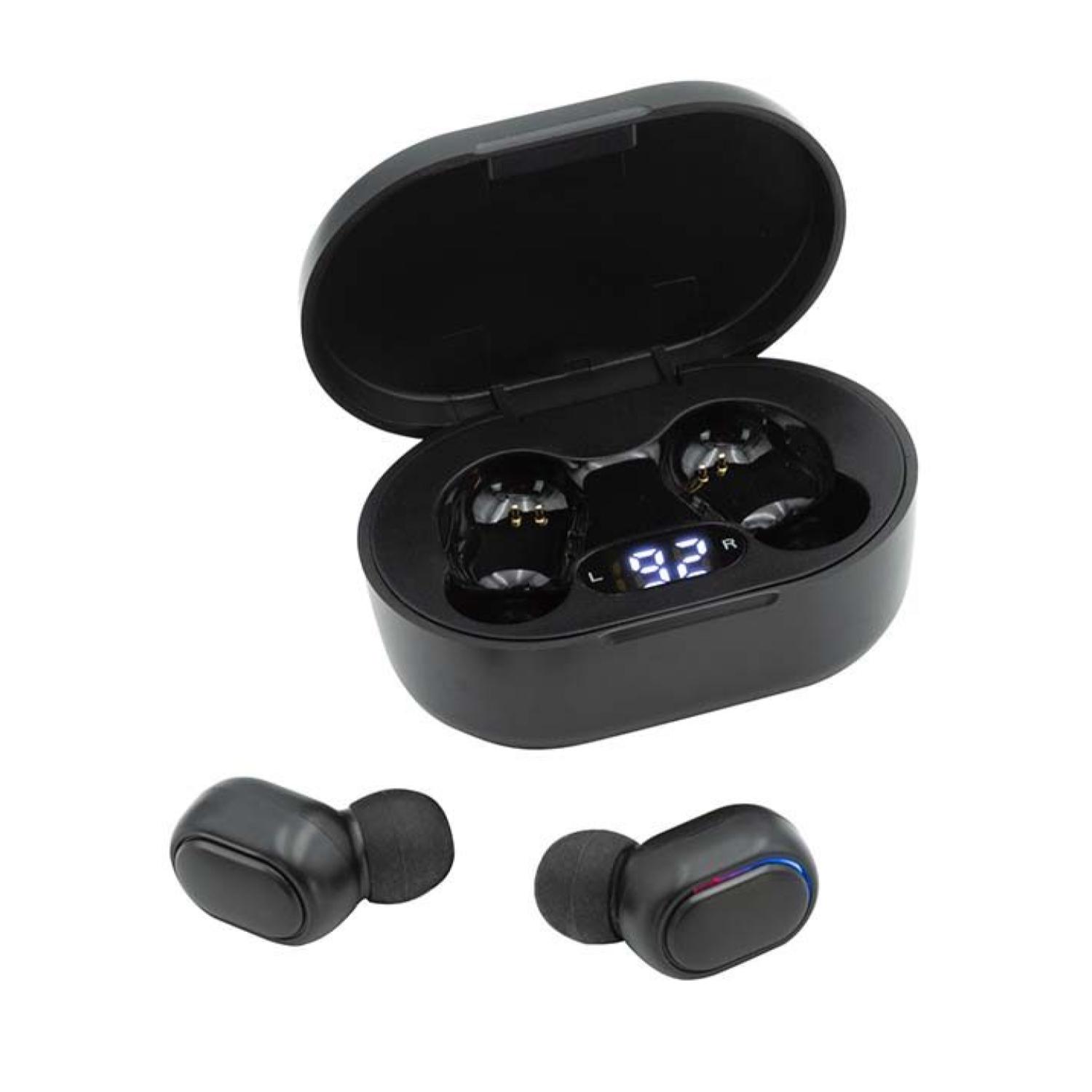 AUDIFONOS BLUETOOTH RECARGABLES TWS EARBUDS NEGRO TW5BK PHILCO - 1