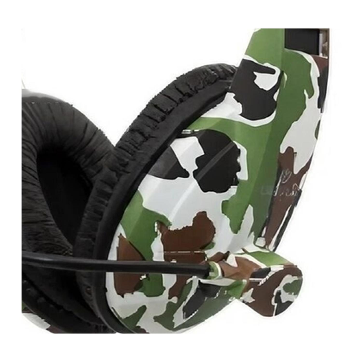 AUDIFONOS GAMER OVEREAR JACK 3.5MM MIMETIZADO XUP551 ULTRA - 2