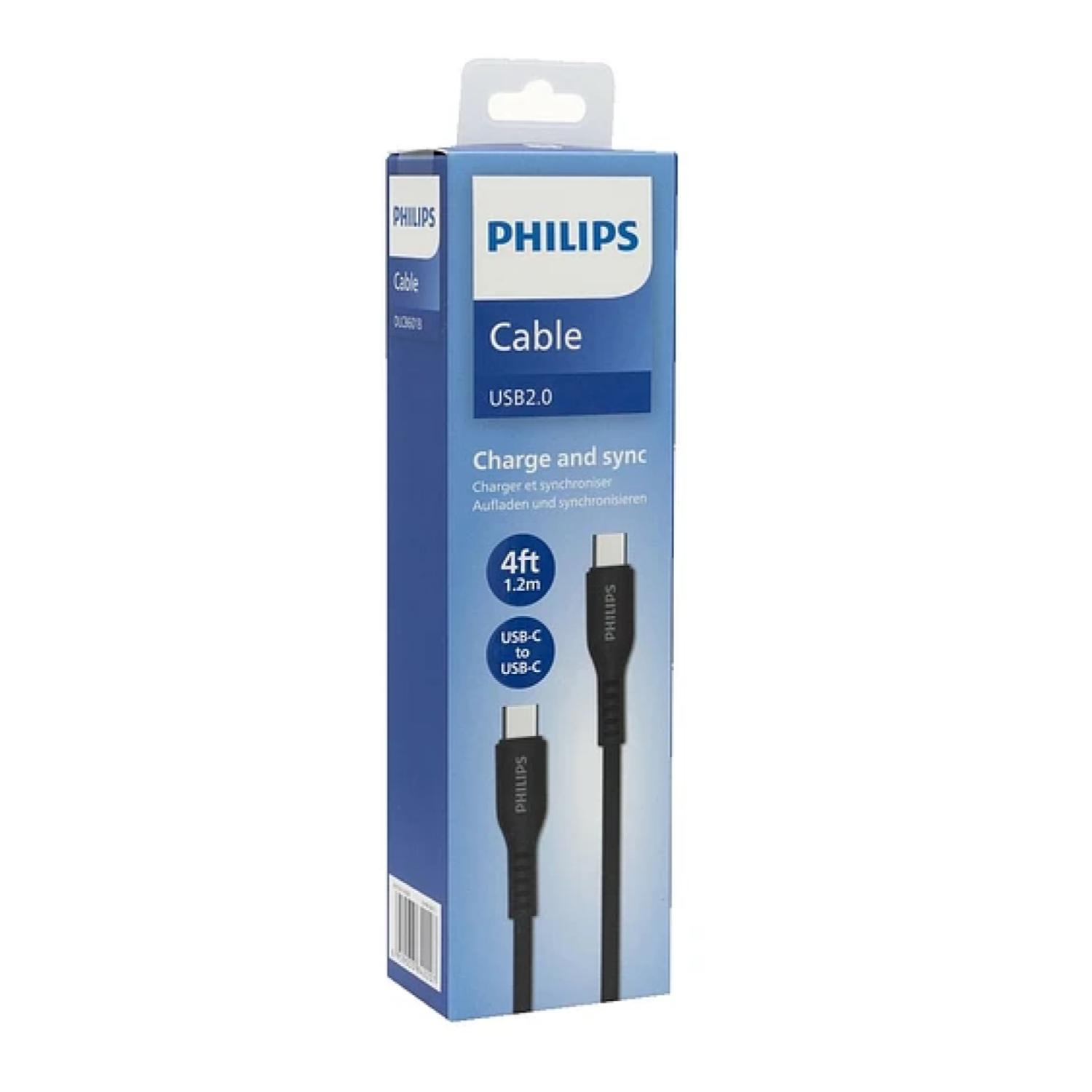 CABLE USB C A USB C 1MT 60W NEGRO DLP8601B/71 - 3