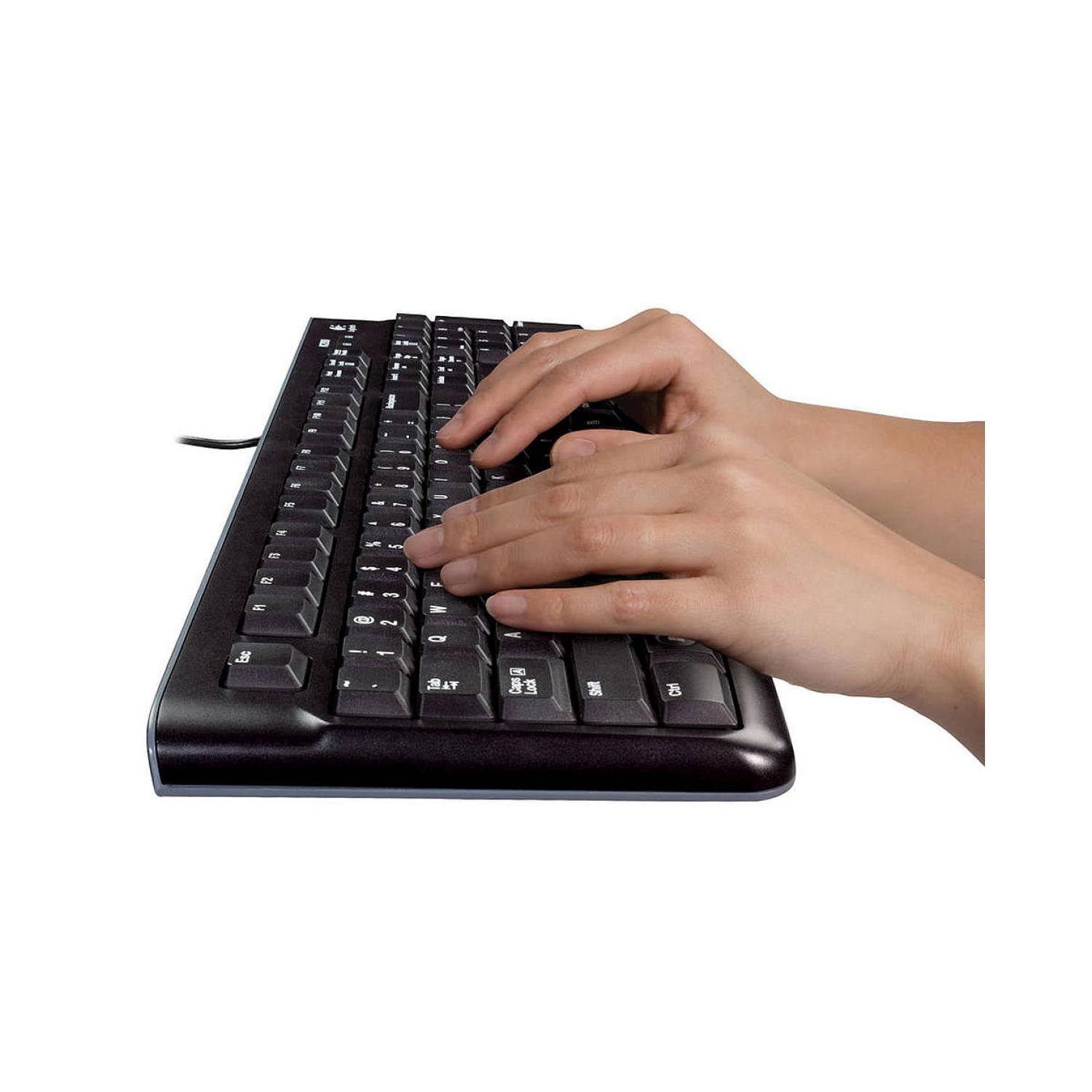 TECLADO WINDOWS LOGITECH SILENCIOSO USB NEGRO K120 - 2