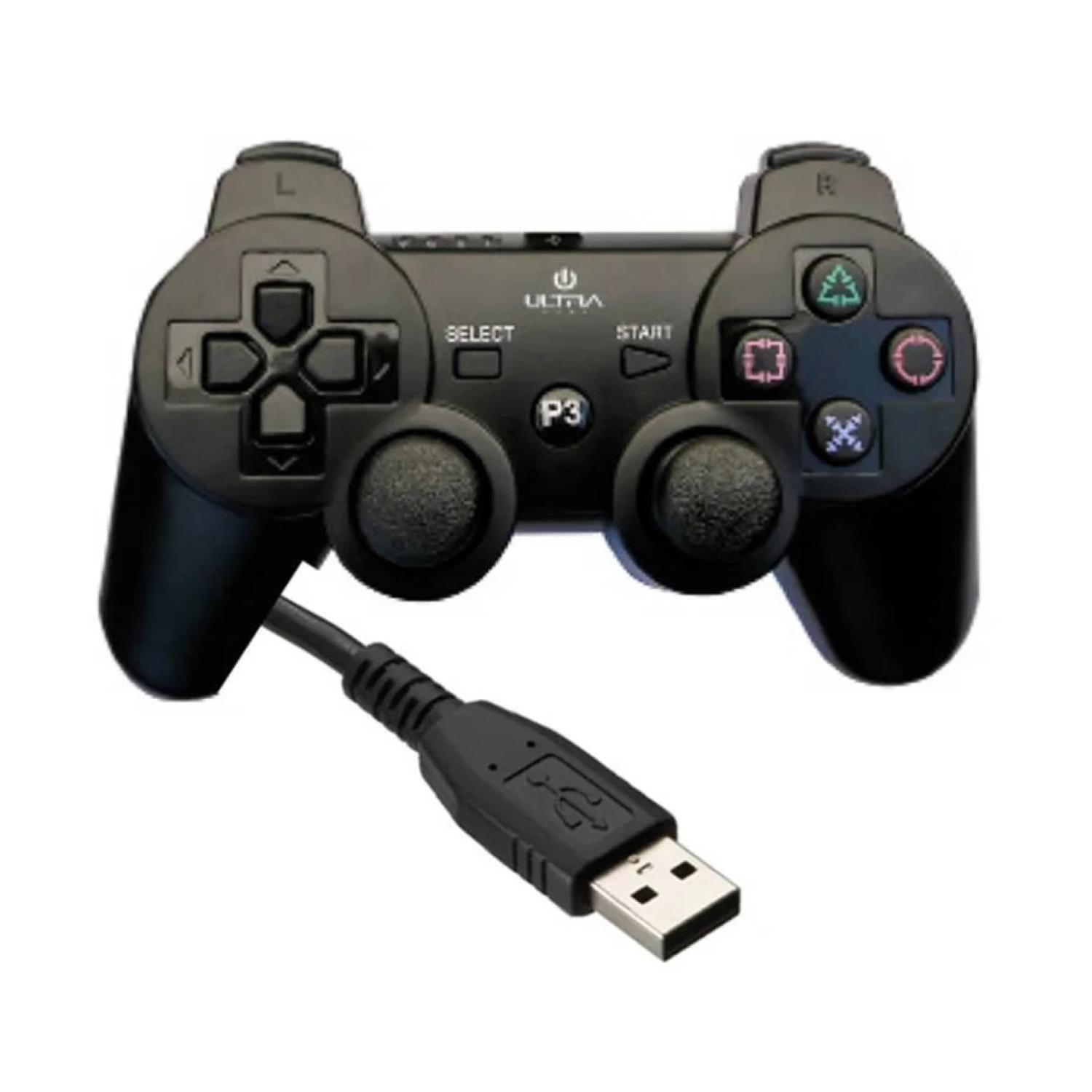 JOYSTICK PS3 ULTRA MANDO BLUETOOTH PARA CON CABLE USB - 2